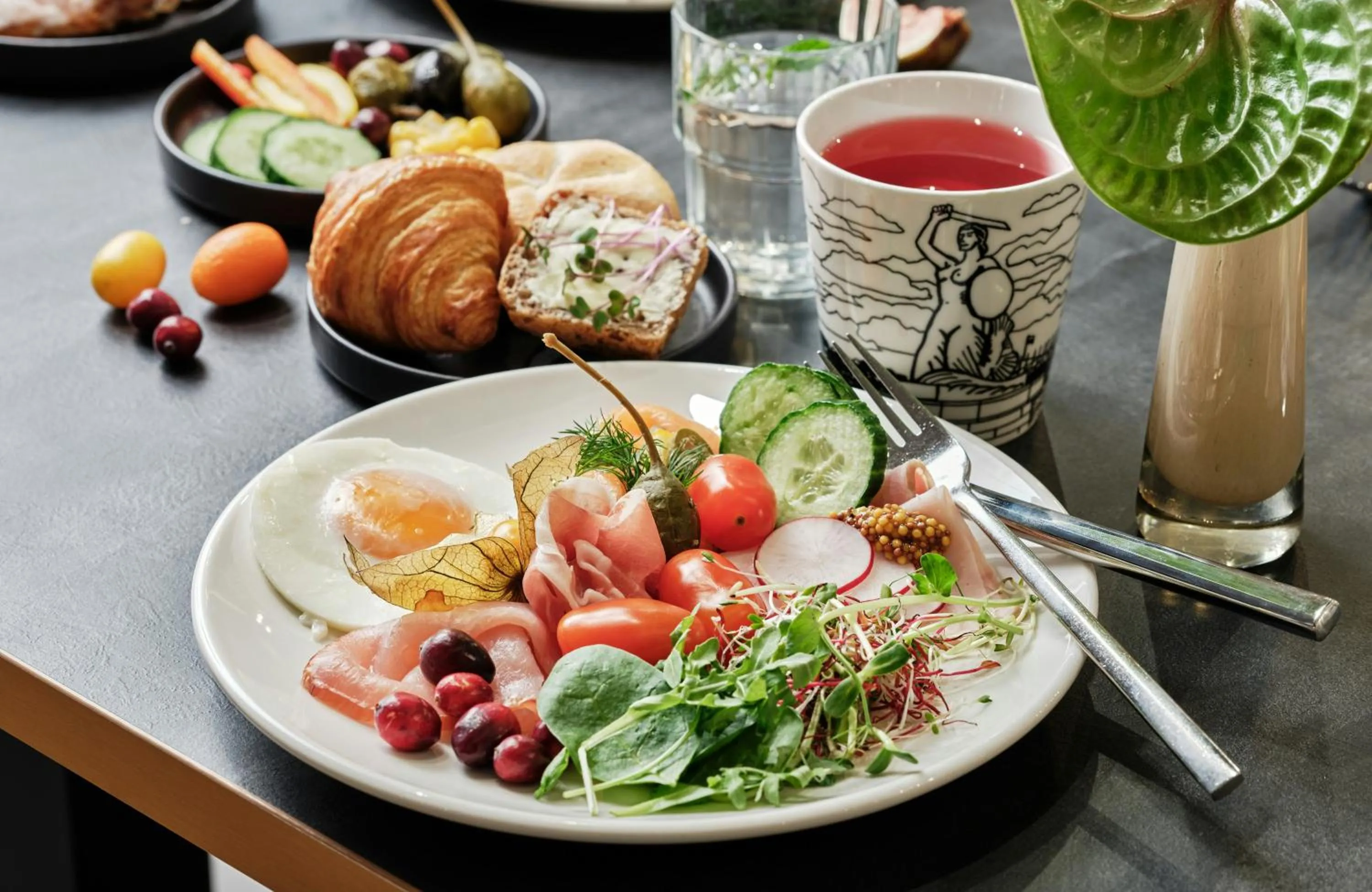 Breakfast in Leonardo Royal Hotel Warsaw