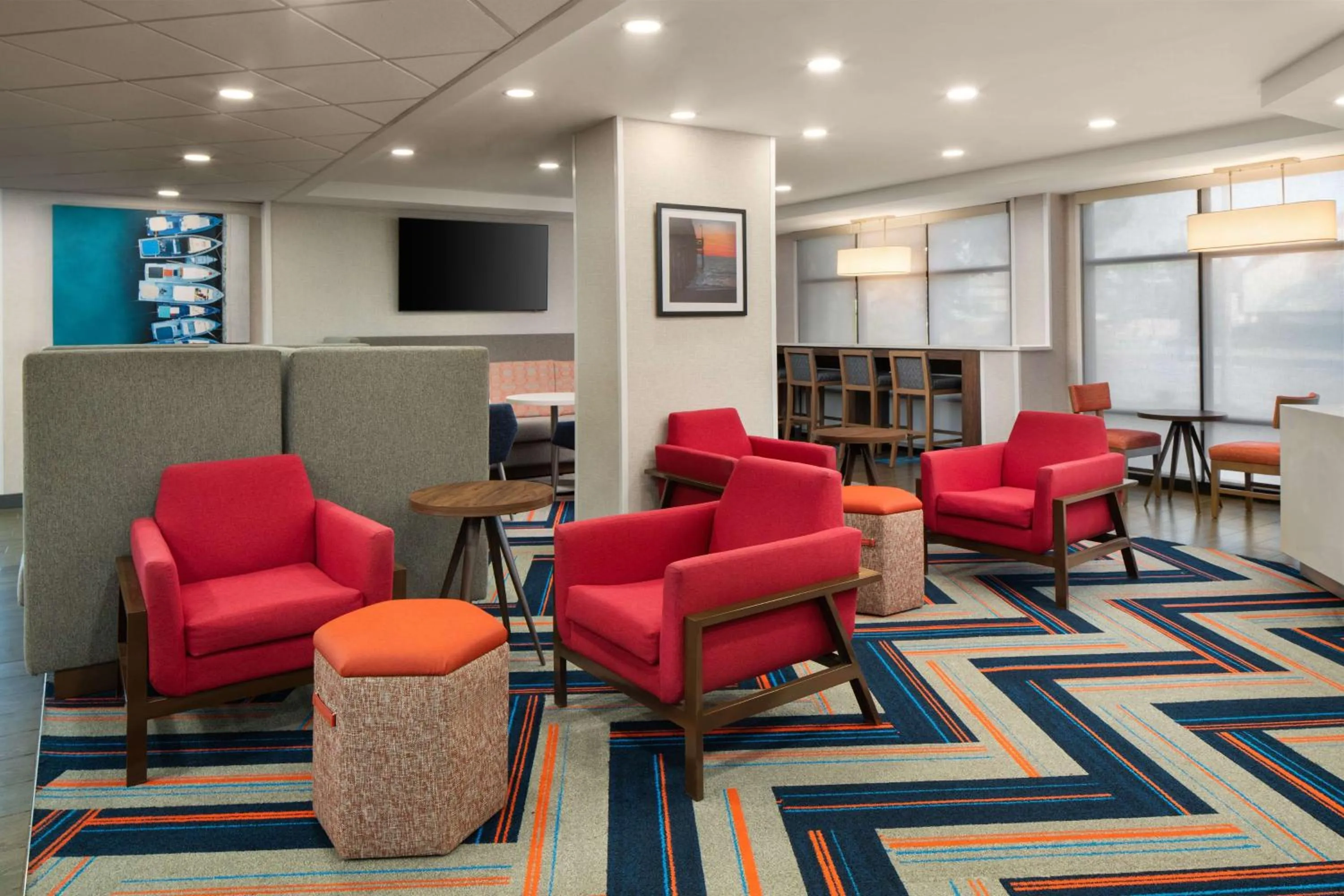 Lobby or reception in Hampton Inn Norfolk/Virginia Beach
