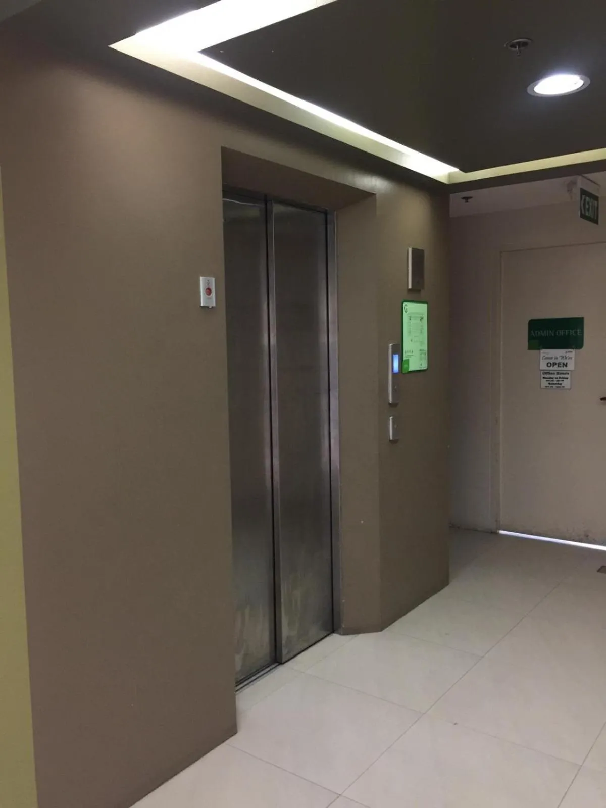 elevator in Staycation condo with pool near SM Tungko, Bulacan