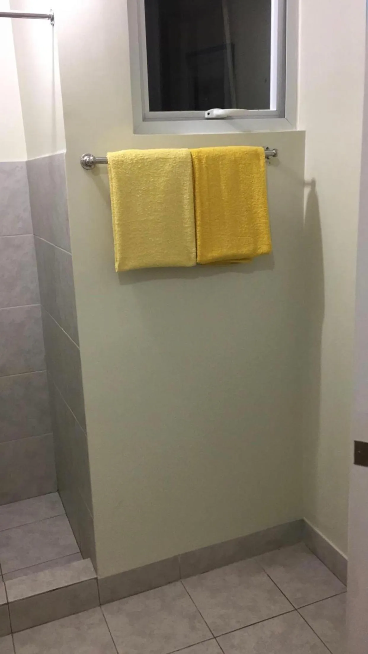 towels in Staycation condo with pool near SM Tungko, Bulacan