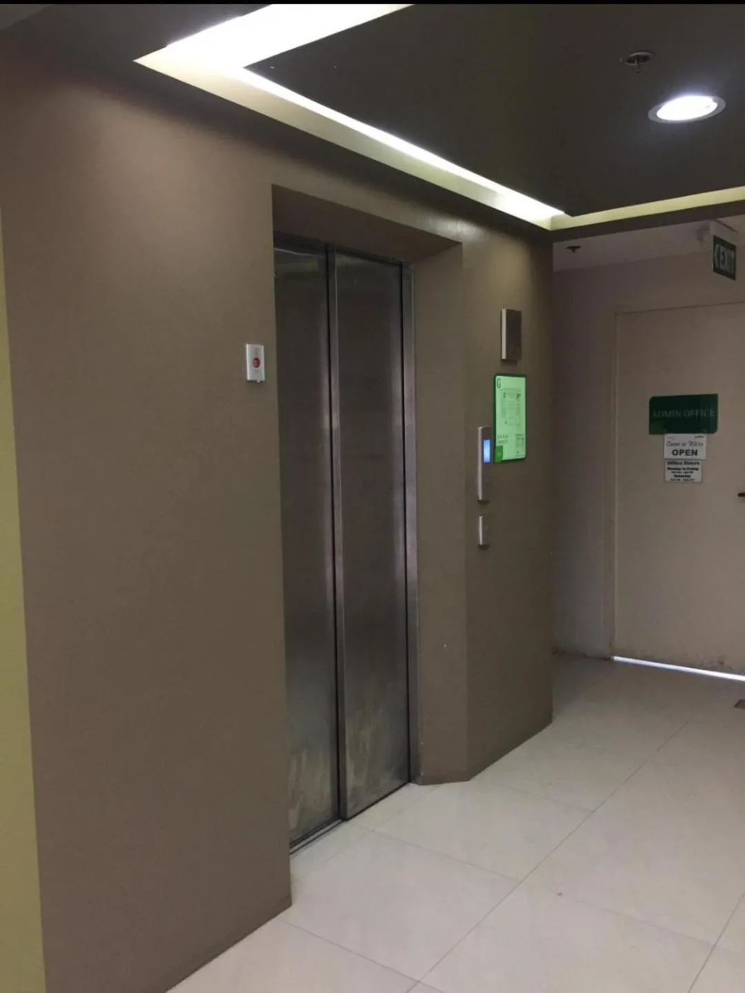 elevator in Staycation condo with pool near SM Tungko, Bulacan