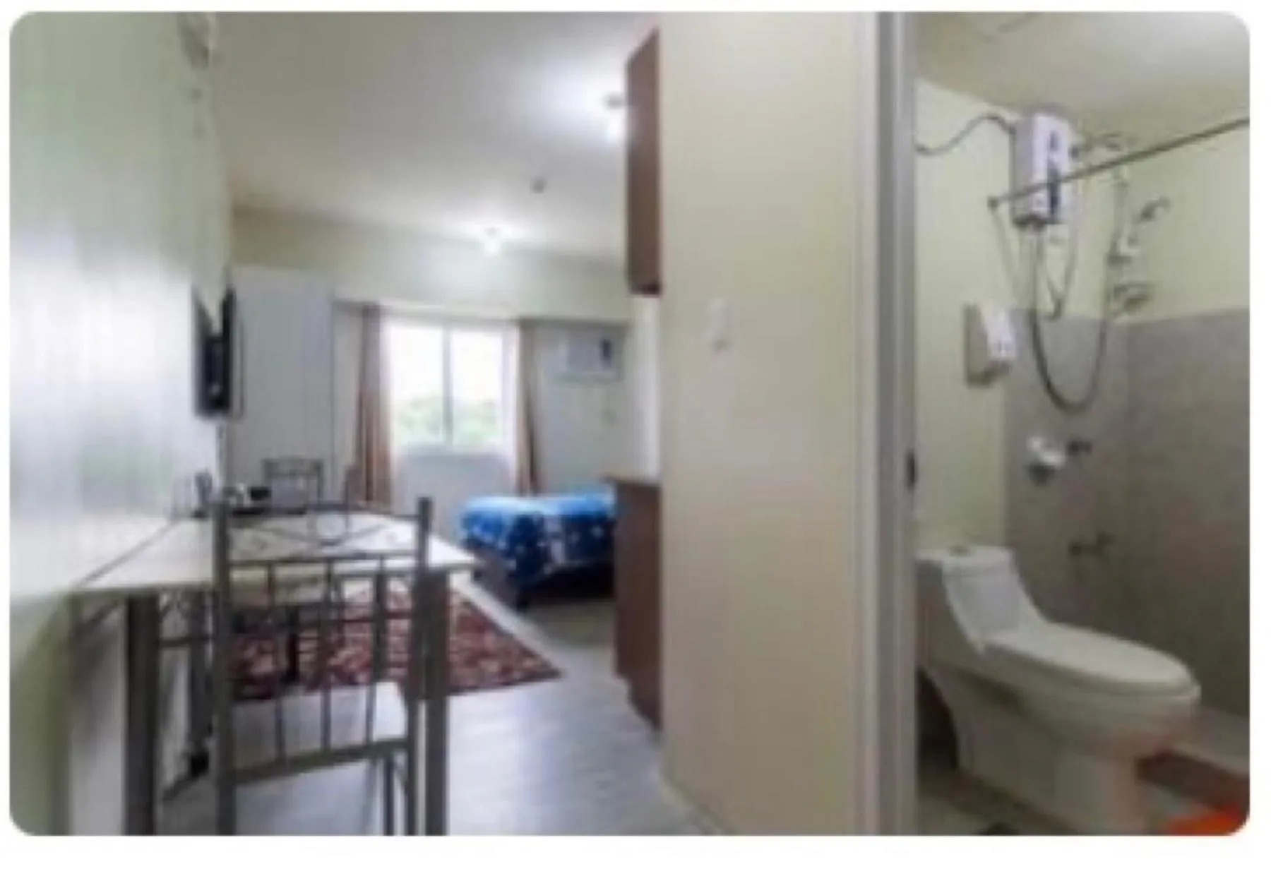 Photo of the whole room in Staycation condo with pool near SM Tungko, Bulacan