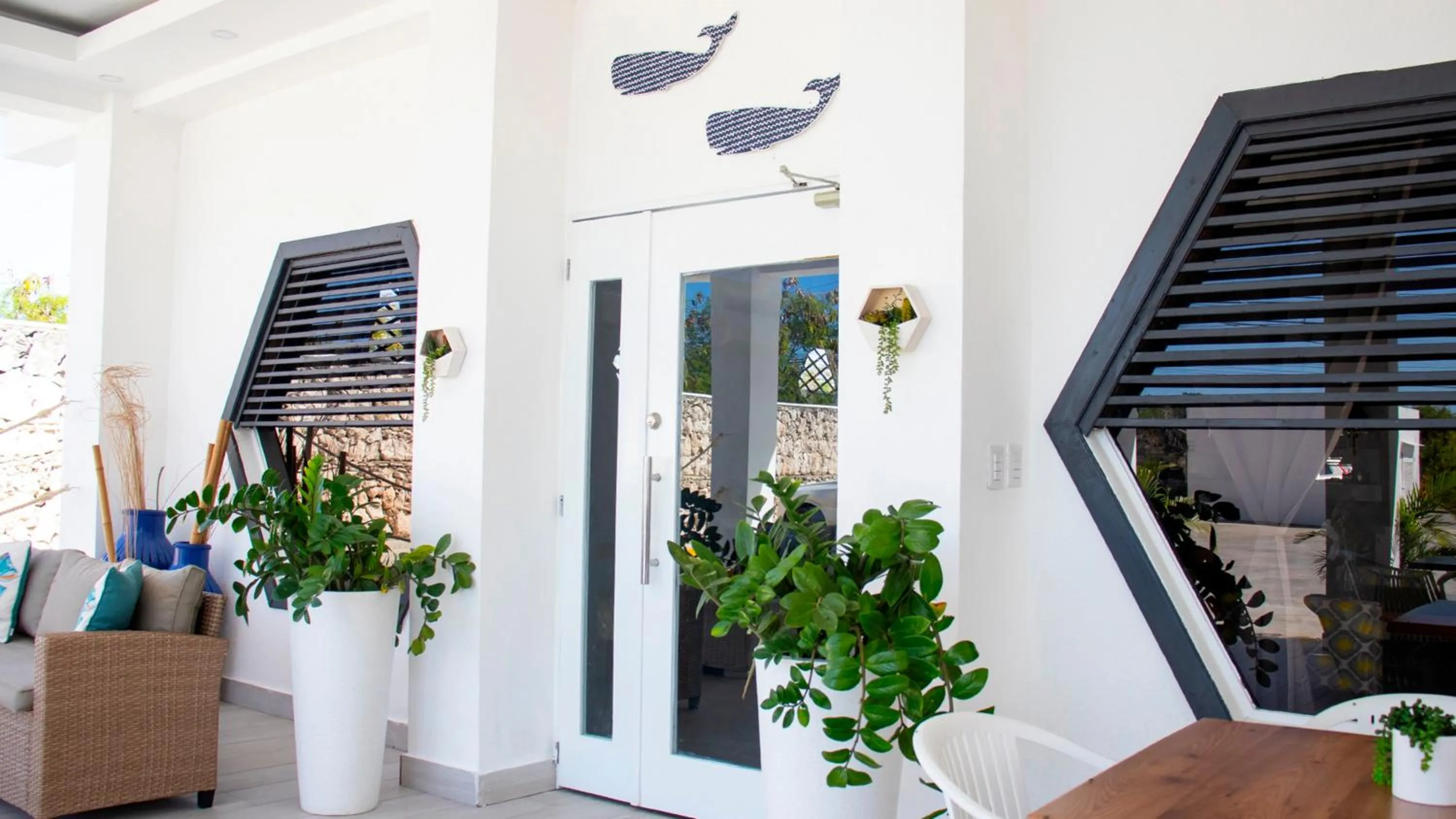 Patio in Hotel Capriccio Mare y Restaurante