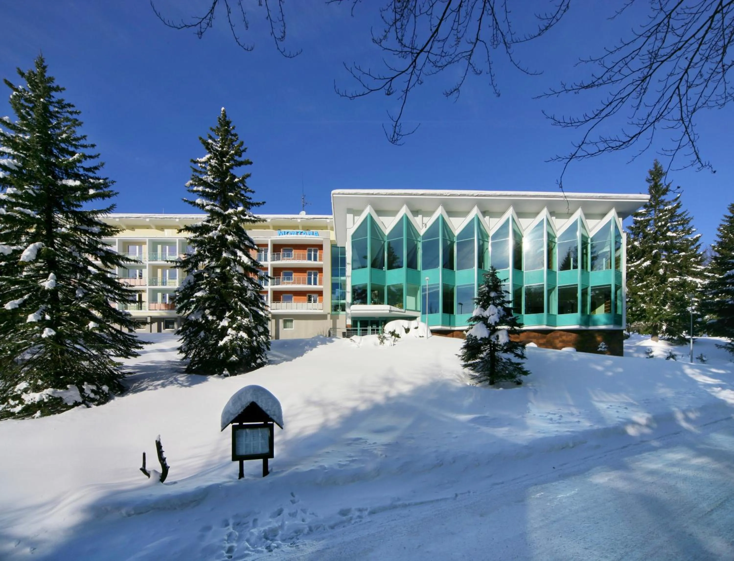 Property building in Horský hotel Montana