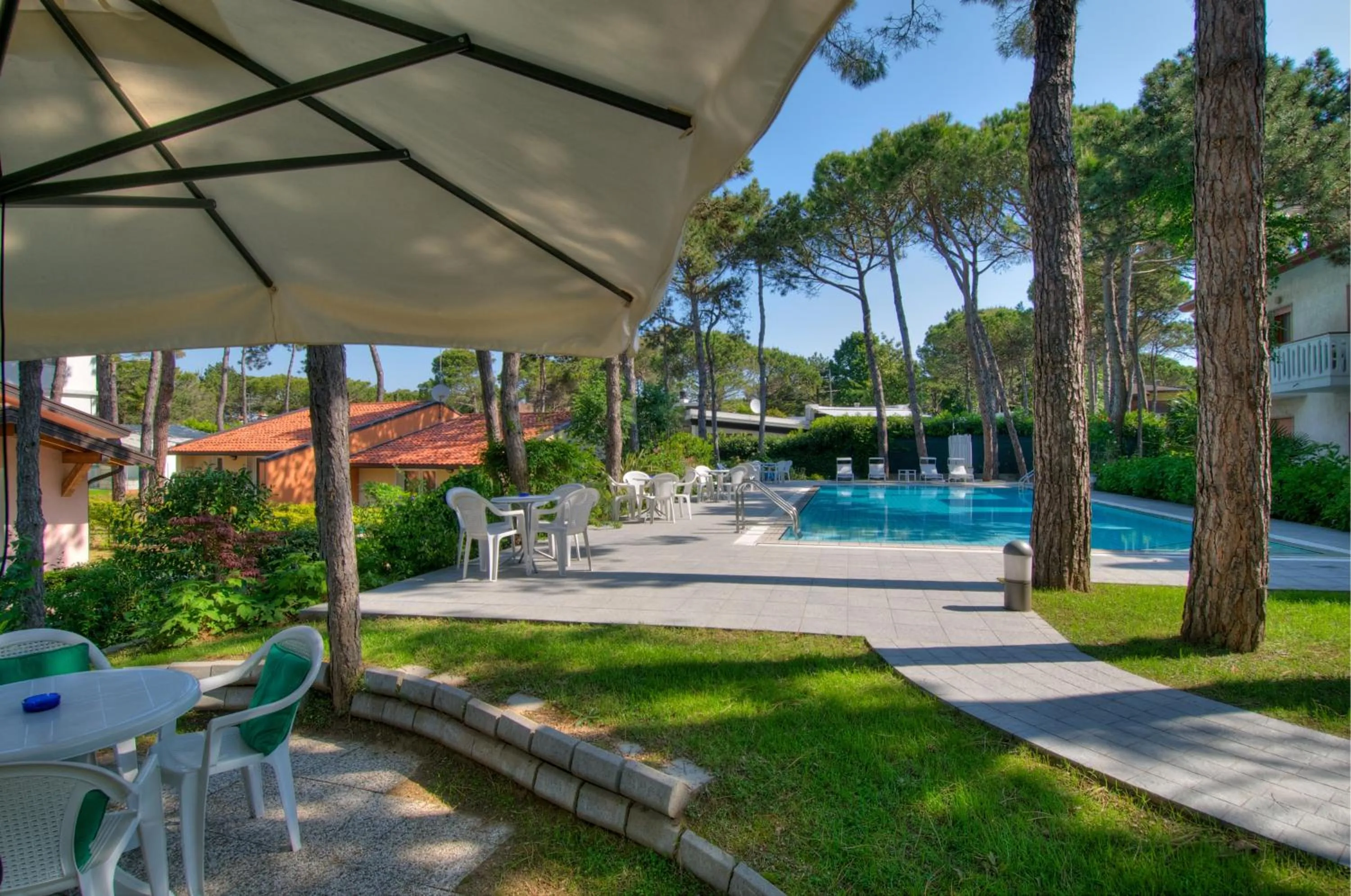 Pool view in Hotel Caracas