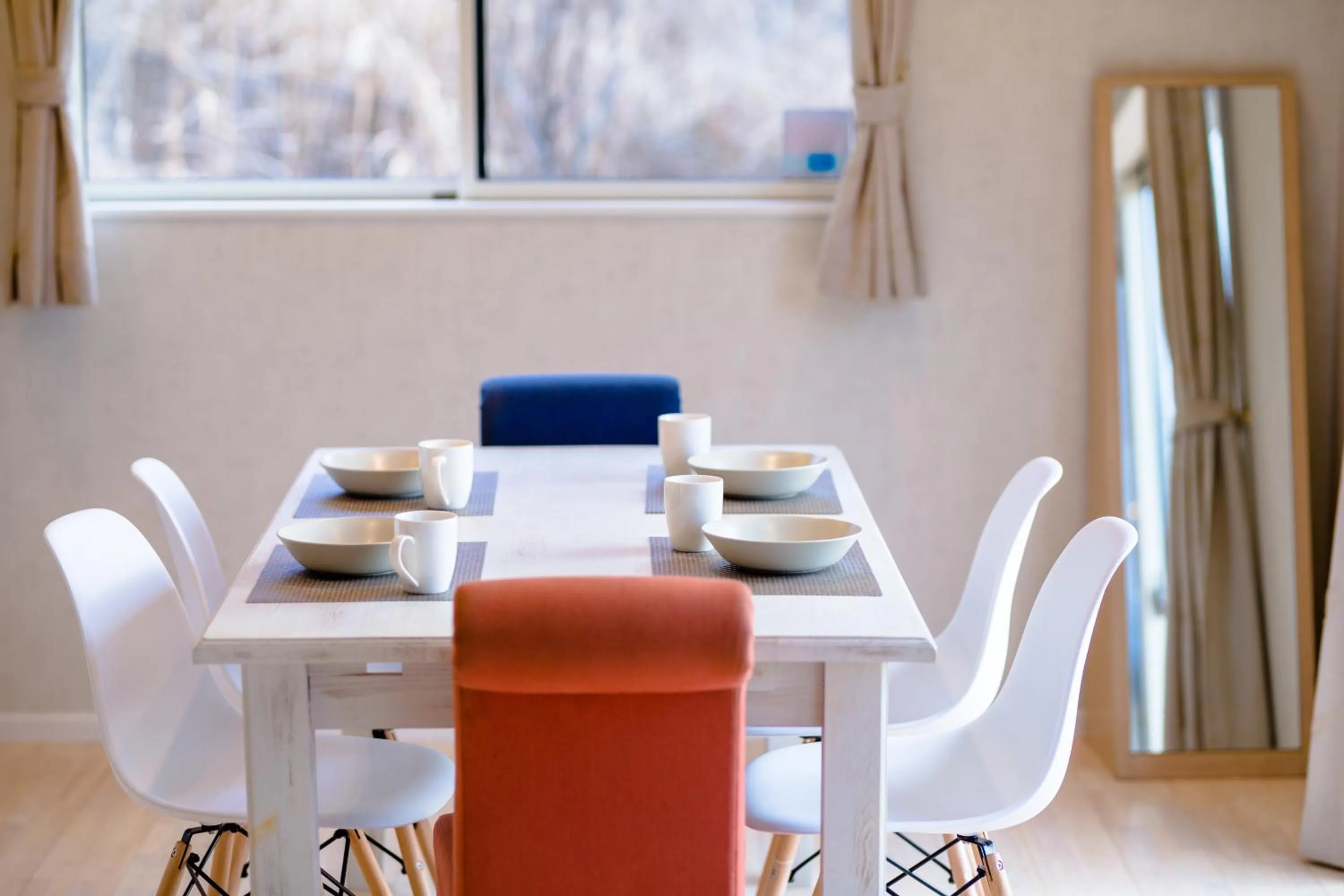 Seating area in tocoro. Mt. Fuji Mutsuki