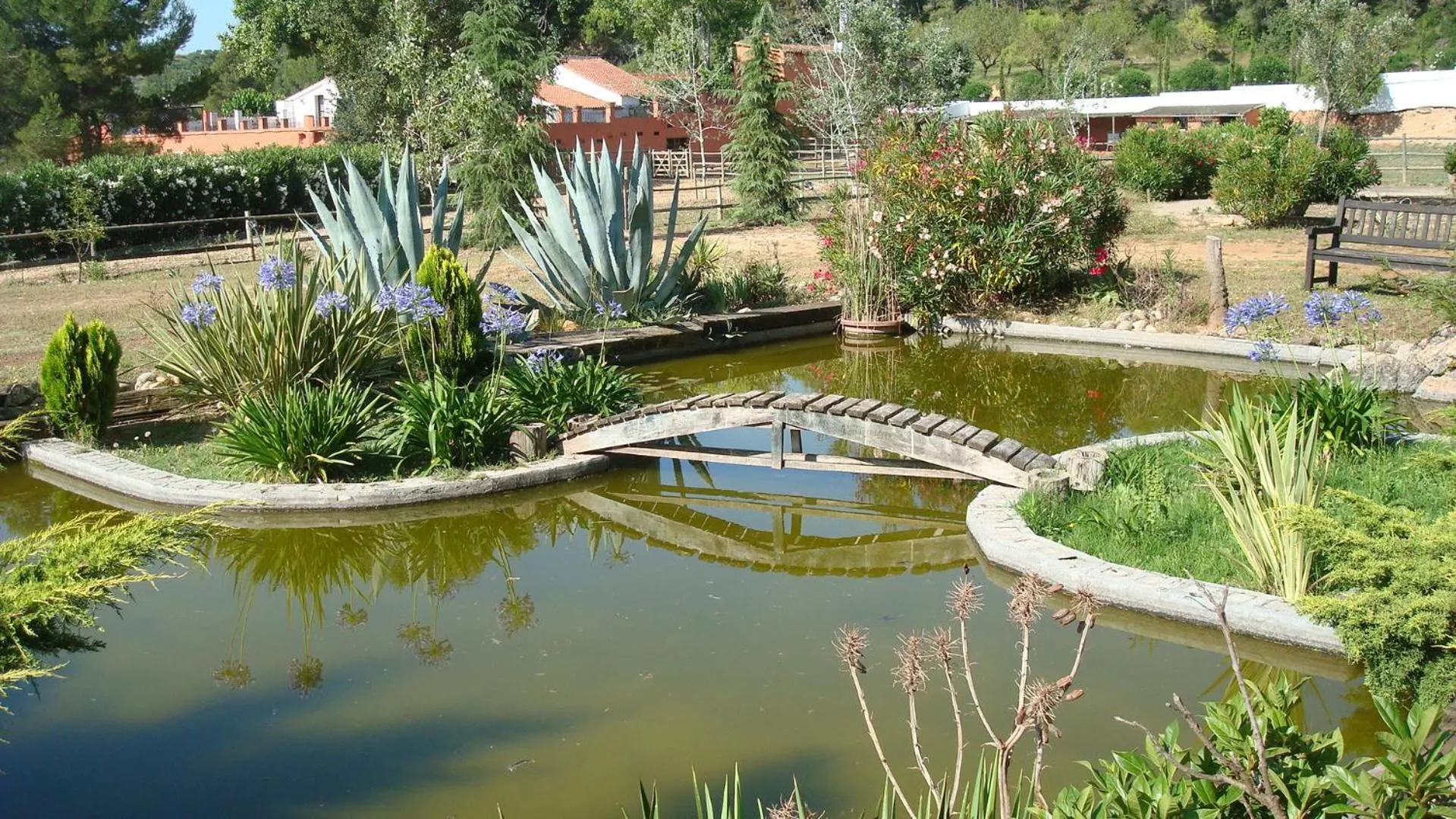 Garden in Comarquinal Bioresort Penedes