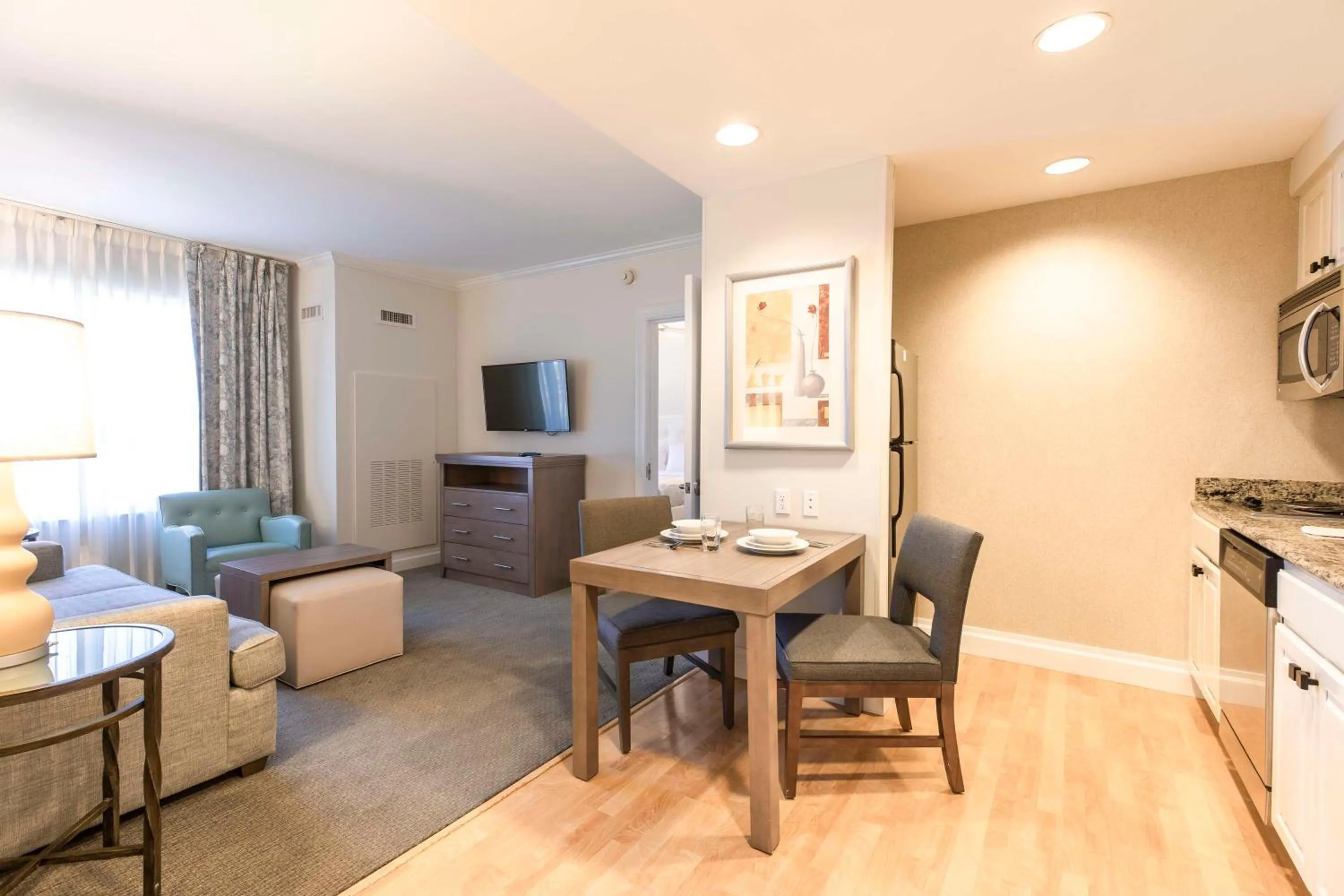 Living room in Homewood Suites by Hilton Palm Beach Gardens