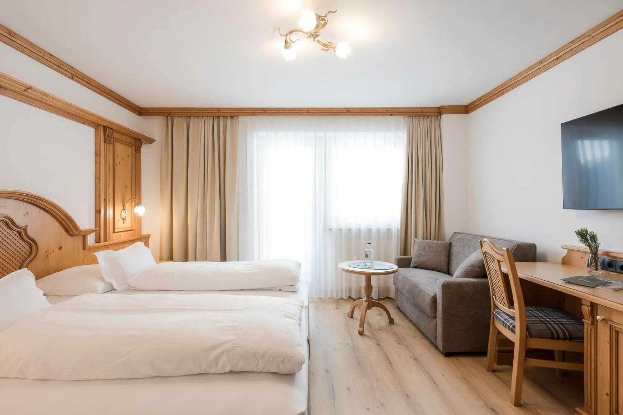 Bed in Hotel Lärchenhof