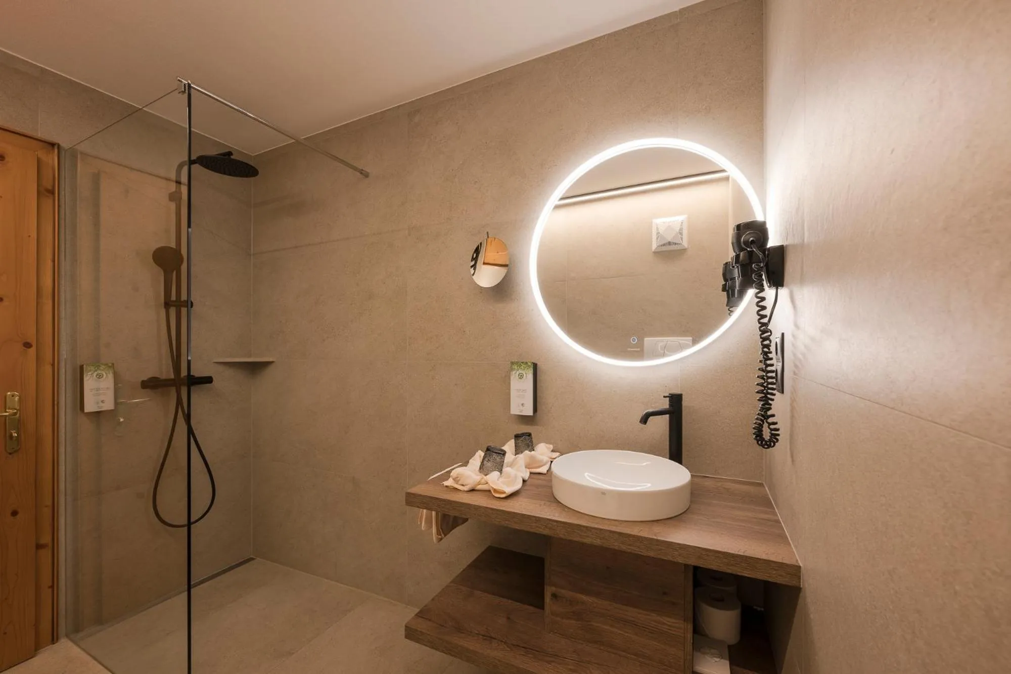 Shower in Hotel Lärchenhof