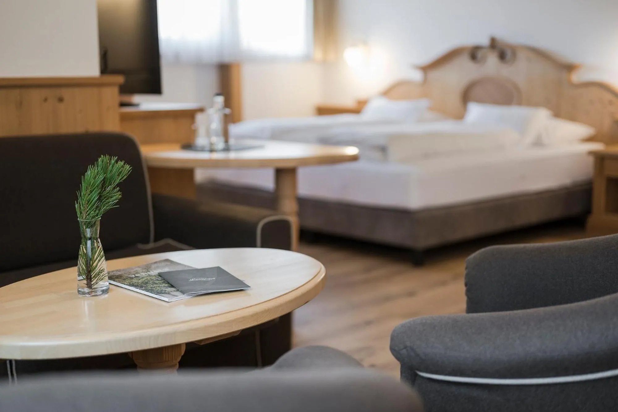 Bed in Hotel Lärchenhof