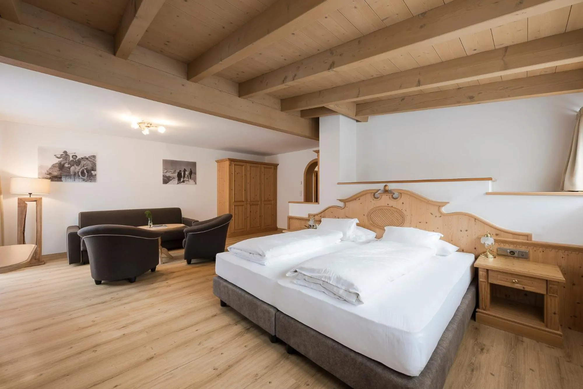 Bed in Hotel Lärchenhof