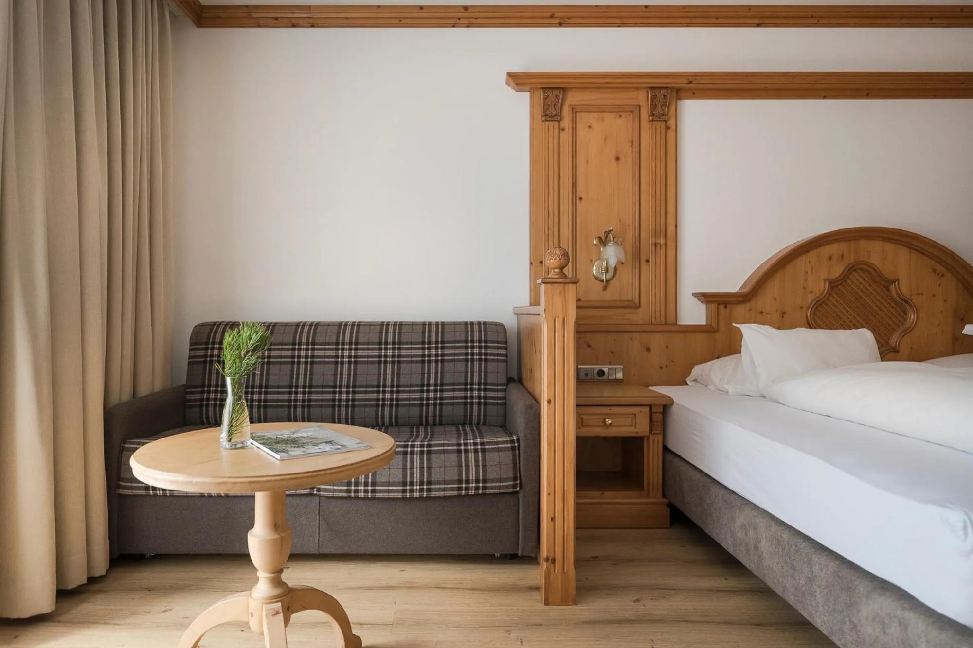 Bed in Hotel Lärchenhof