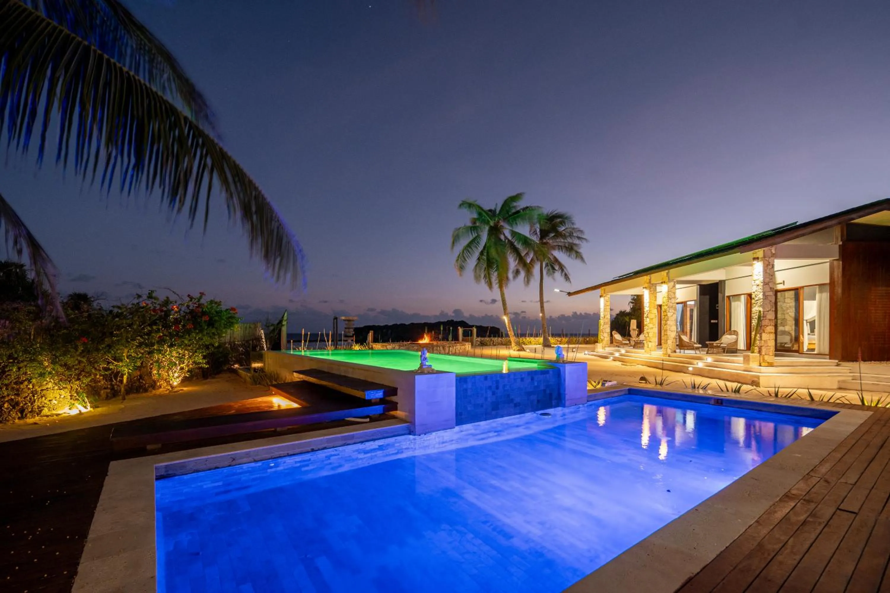 Pool view in Manduna Resort