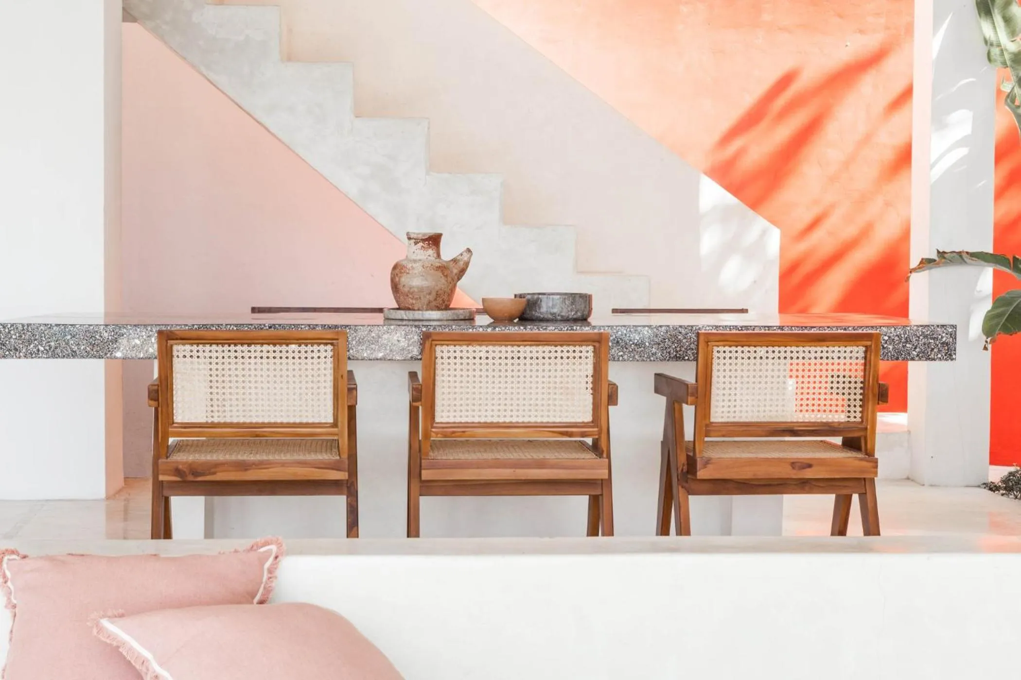 Seating area in The Rocks