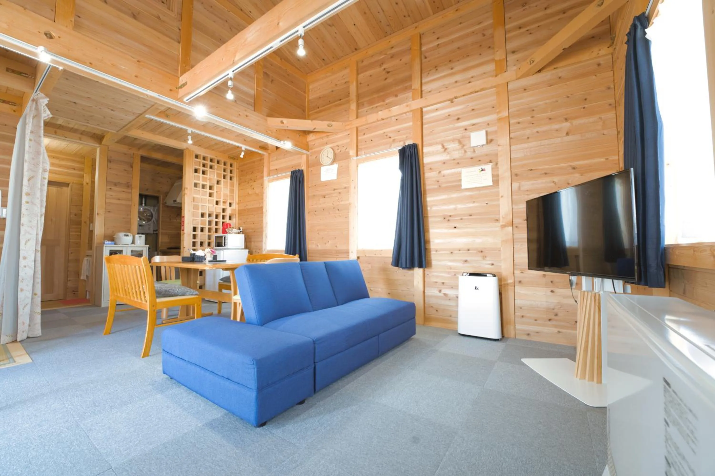 Living room in LAKE TOYA Logde SIGRA