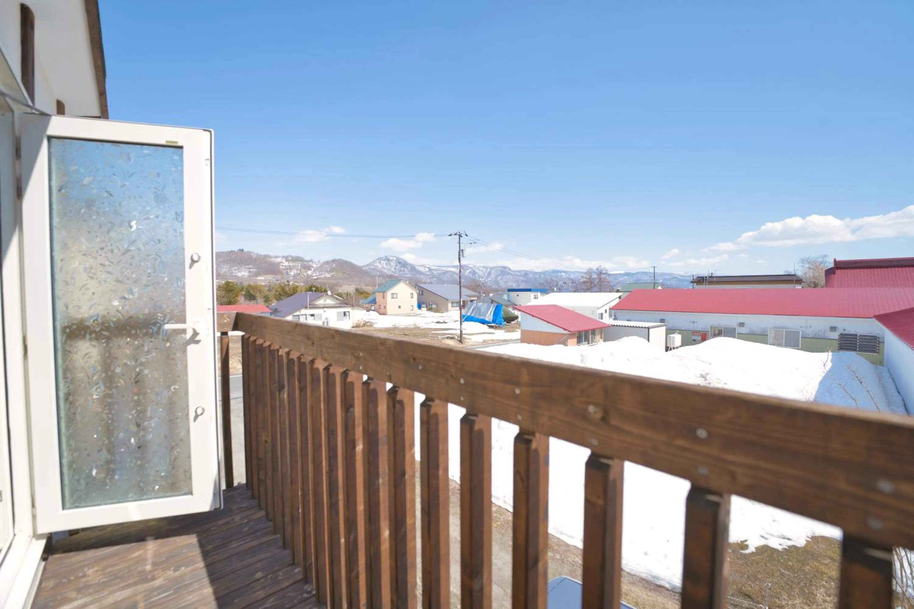 Balcony/Terrace in LAKE TOYA Logde SIGRA