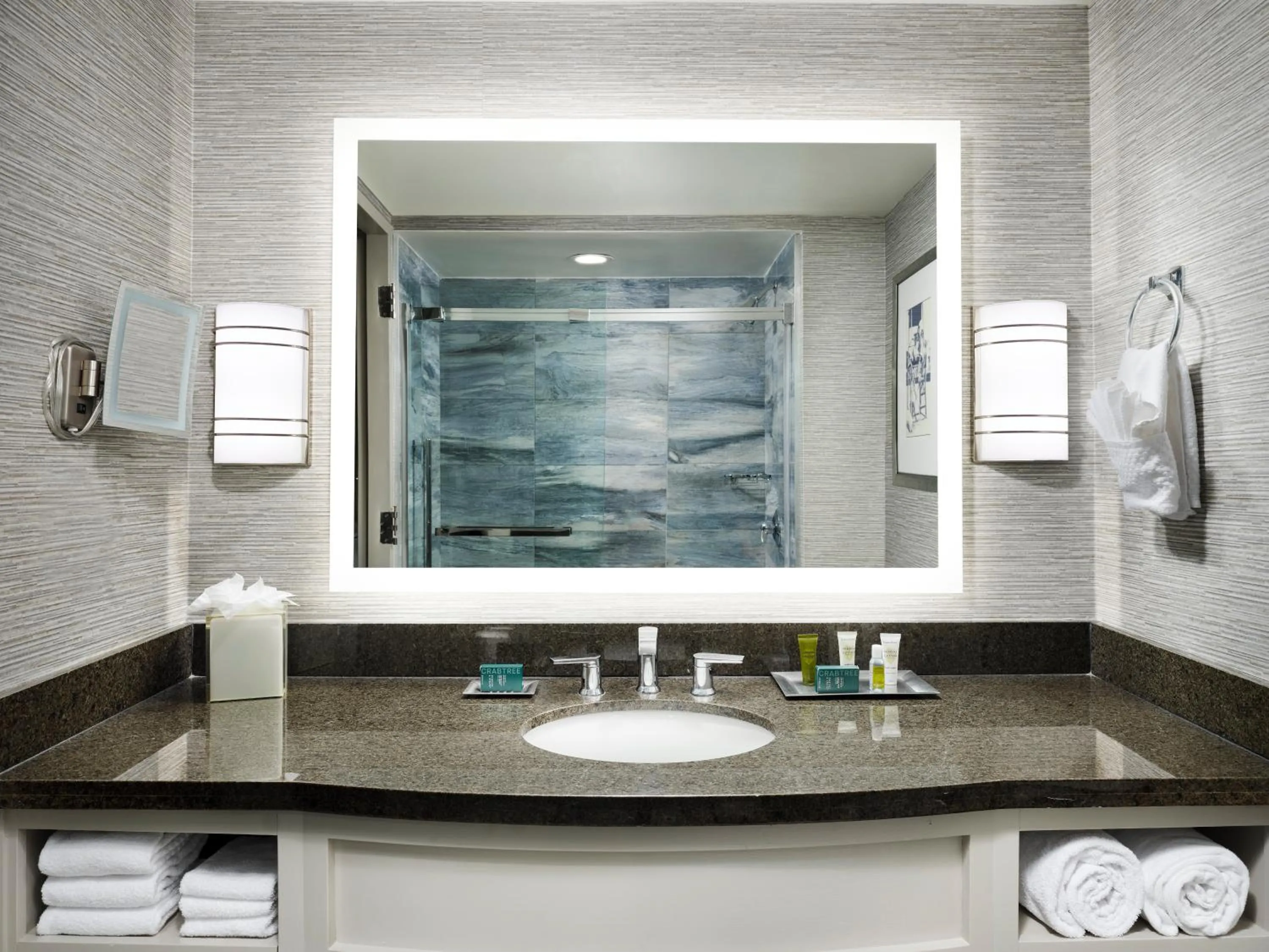 Bathroom in Hilton Virginia Beach Oceanfront