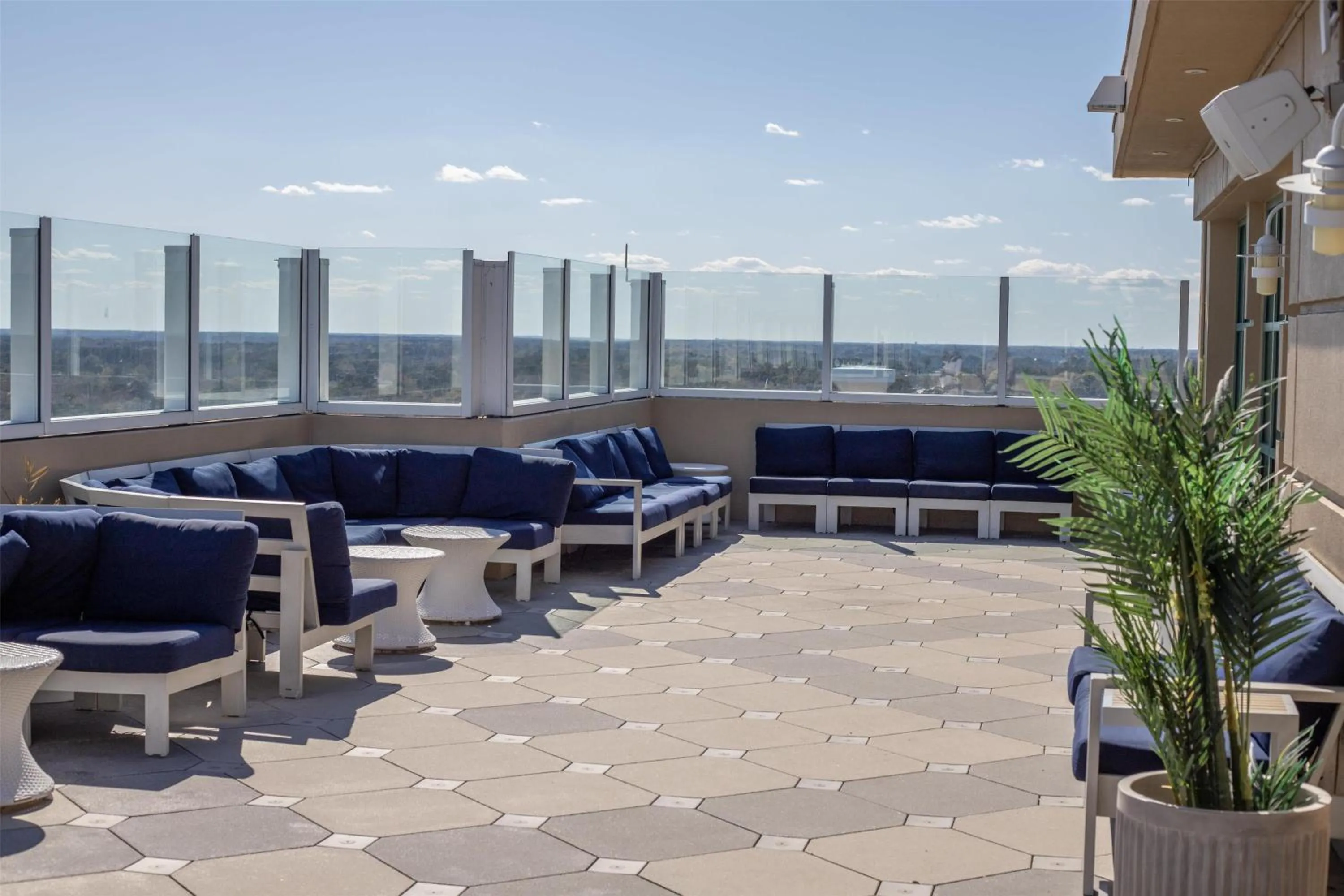 Pool view in Hilton Virginia Beach Oceanfront