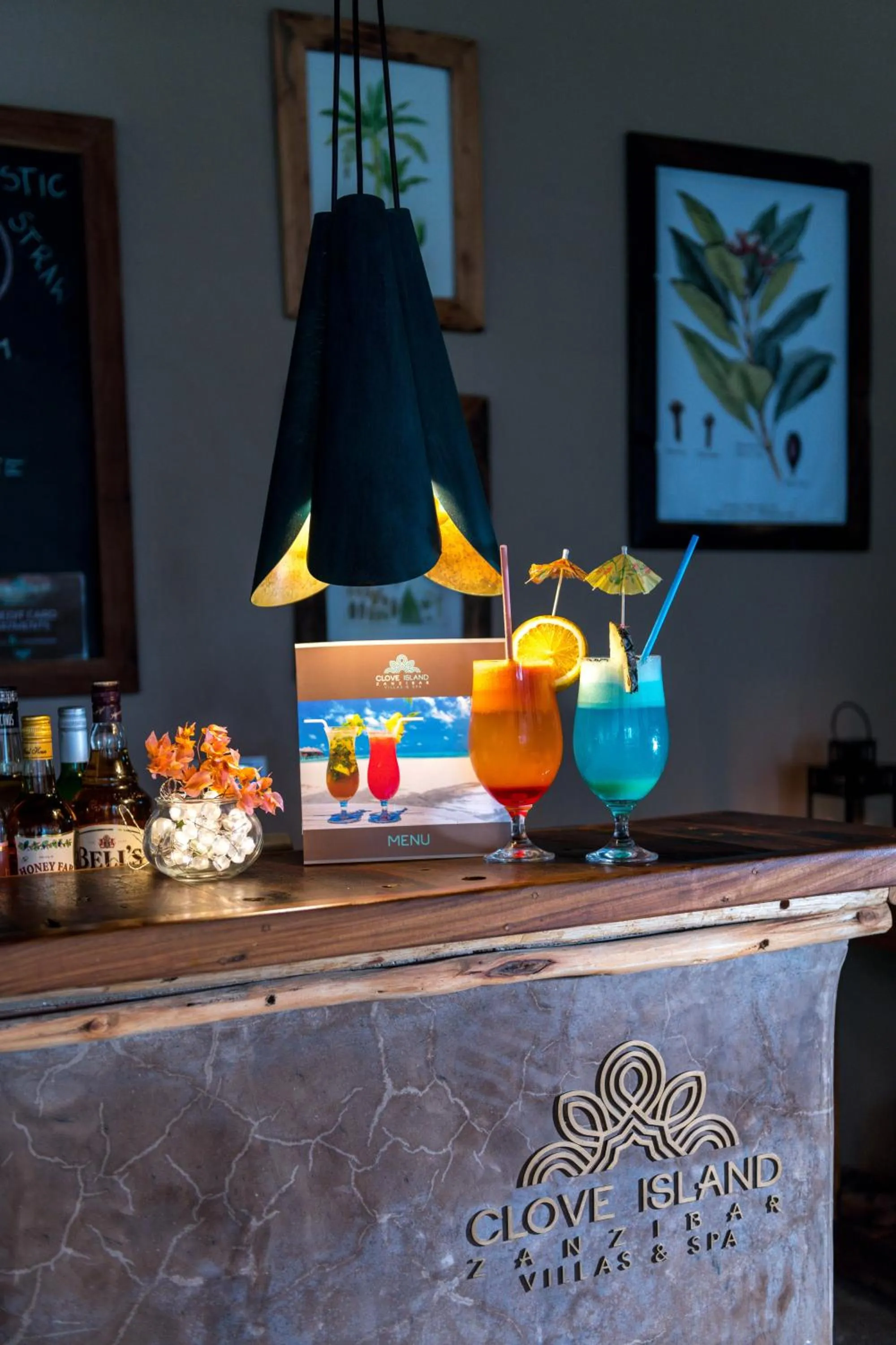 Drinks in Clove Island Villas & Spa