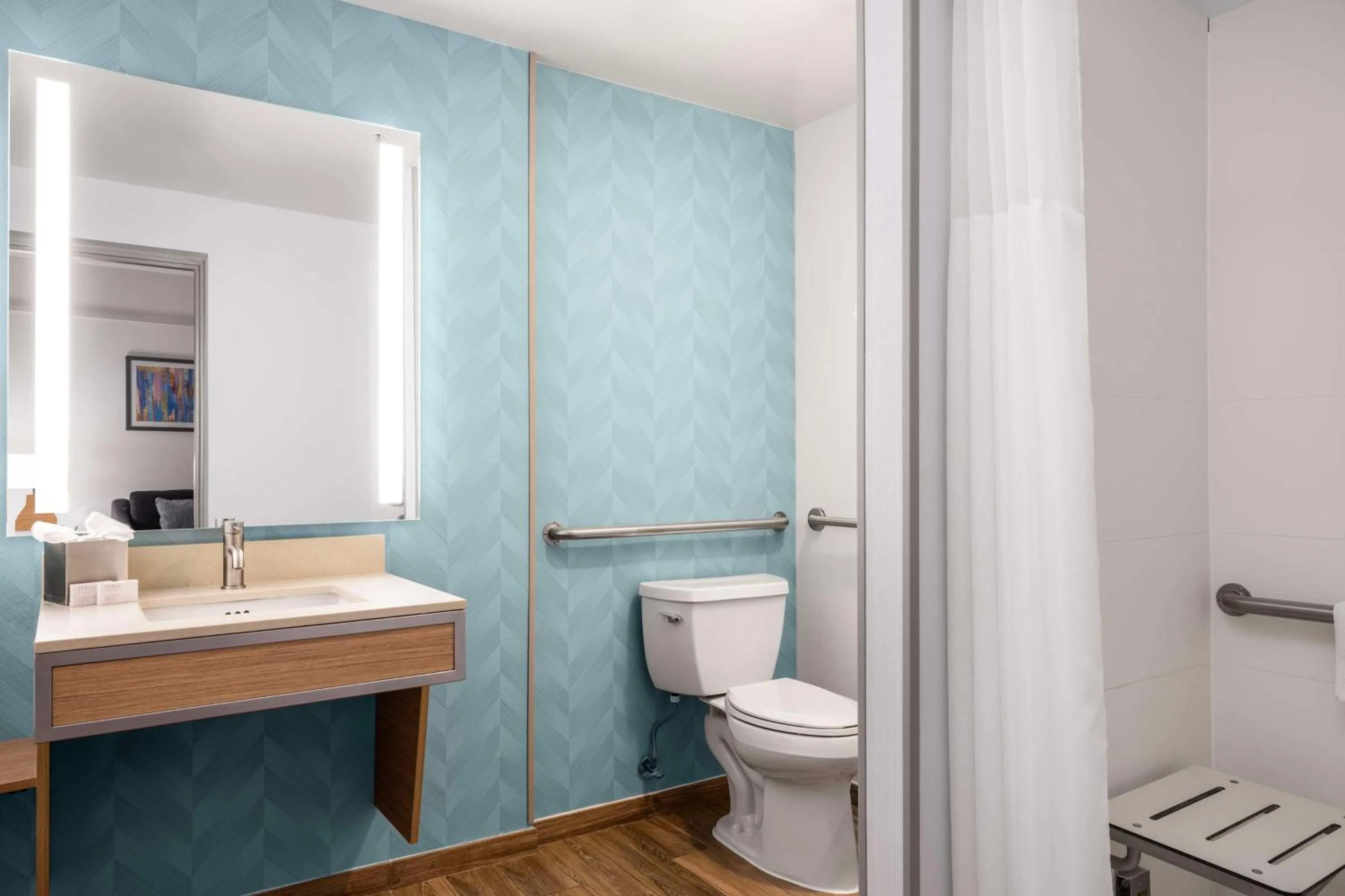 Bathroom in Hilton Garden Inn West Palm Beach Airport