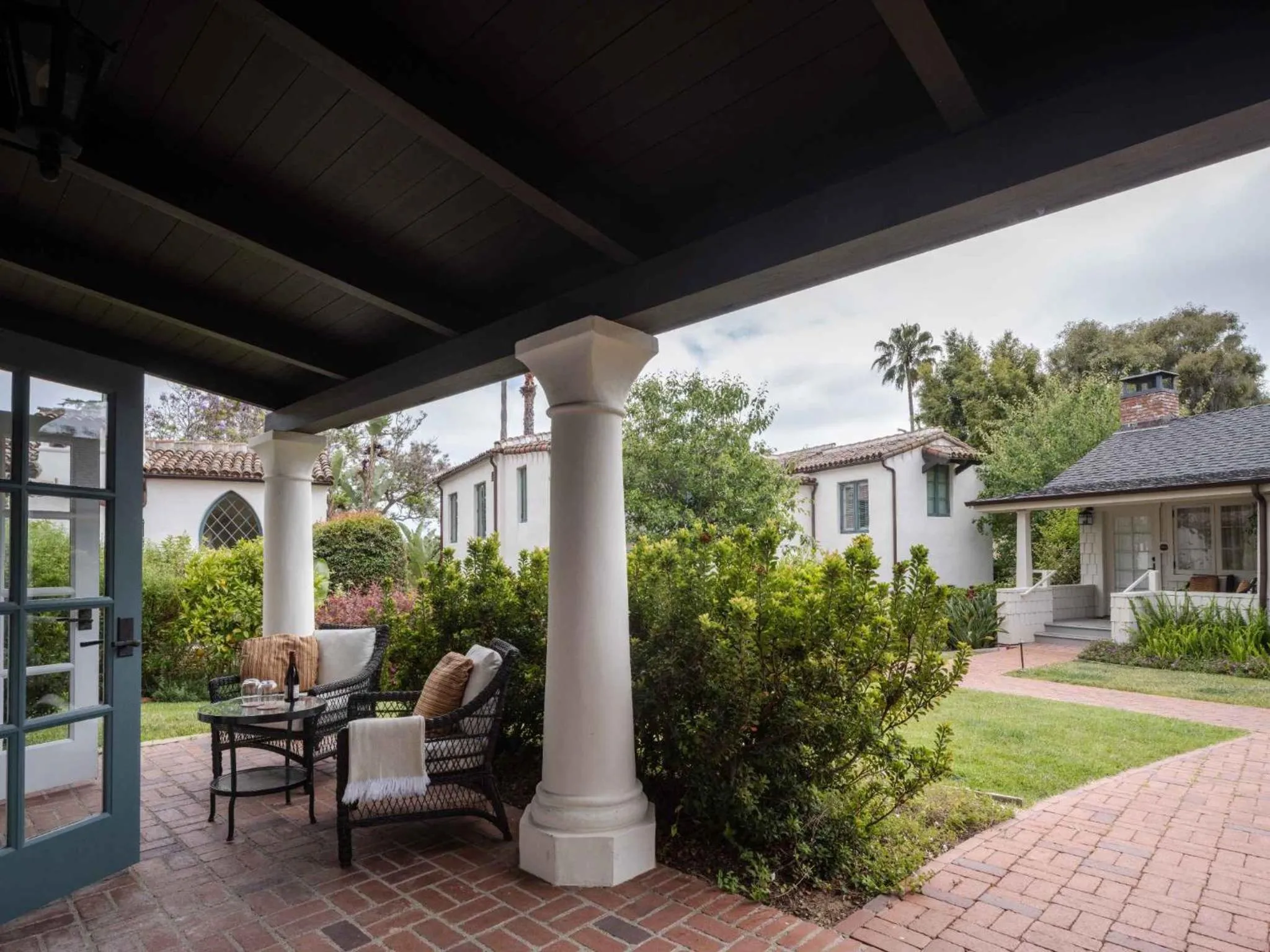 Garden view in El Encanto Santa Barbara