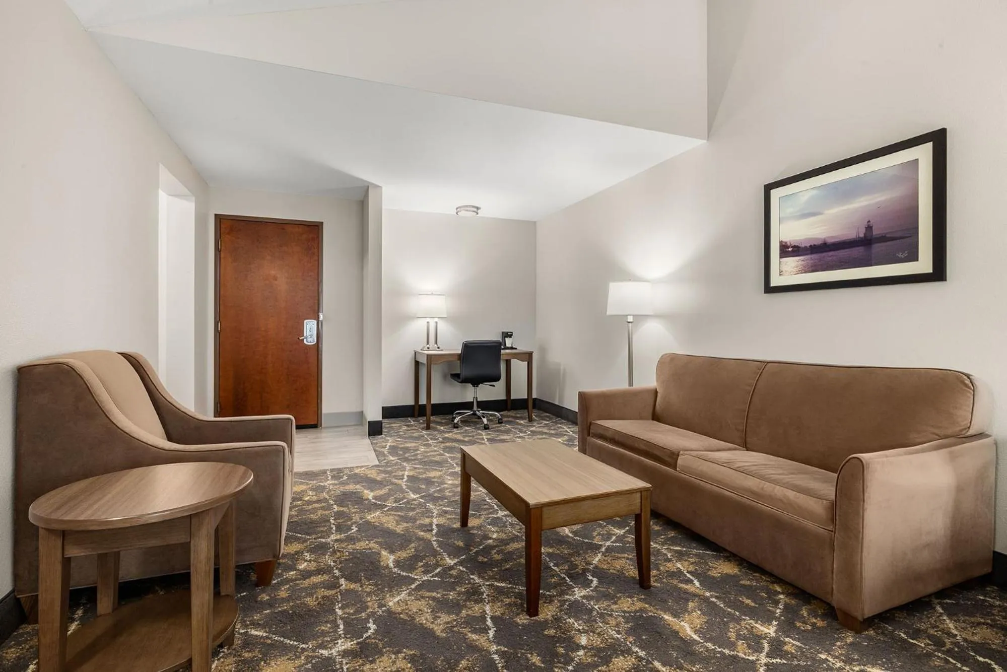 Seating area in The INN at Gig Harbor