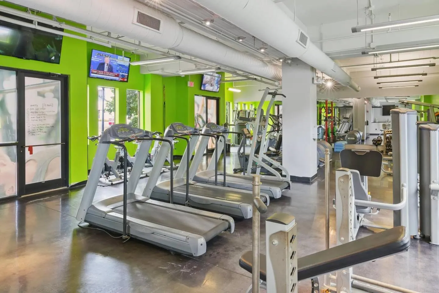 Fitness centre/facilities in Trifecta City Loft Uptown CLT Superhost