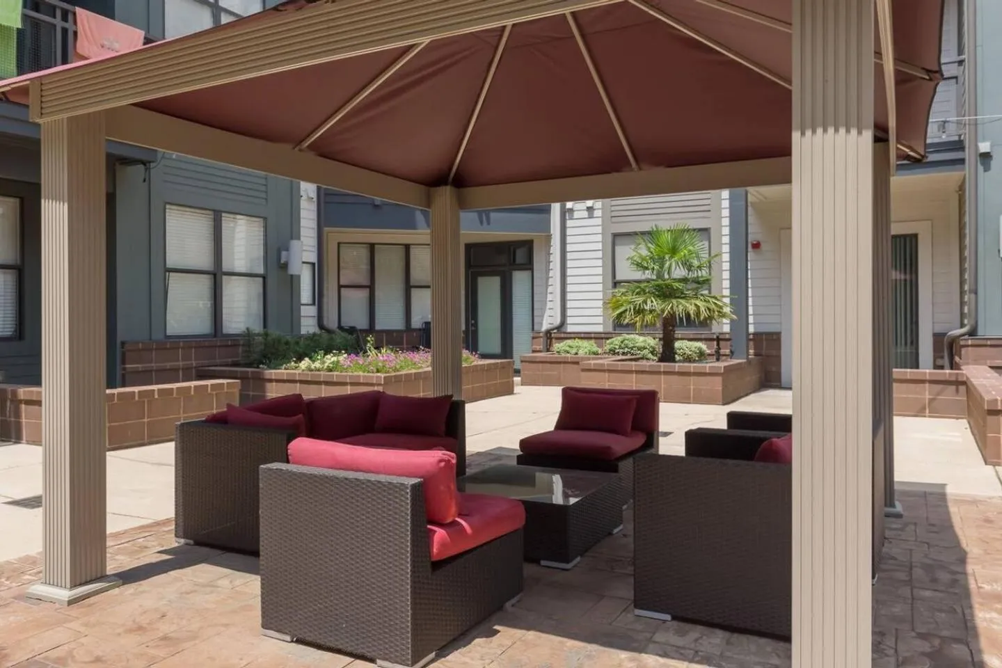 Patio in Trifecta City Loft Uptown CLT Superhost