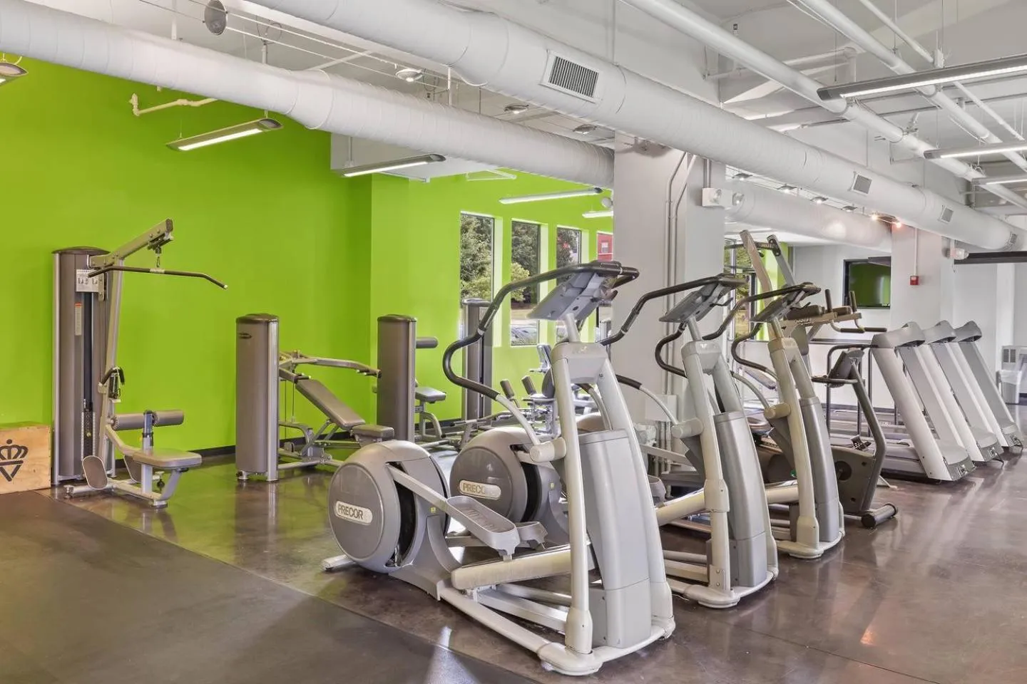 Fitness centre/facilities in Trifecta City Loft Uptown CLT Superhost
