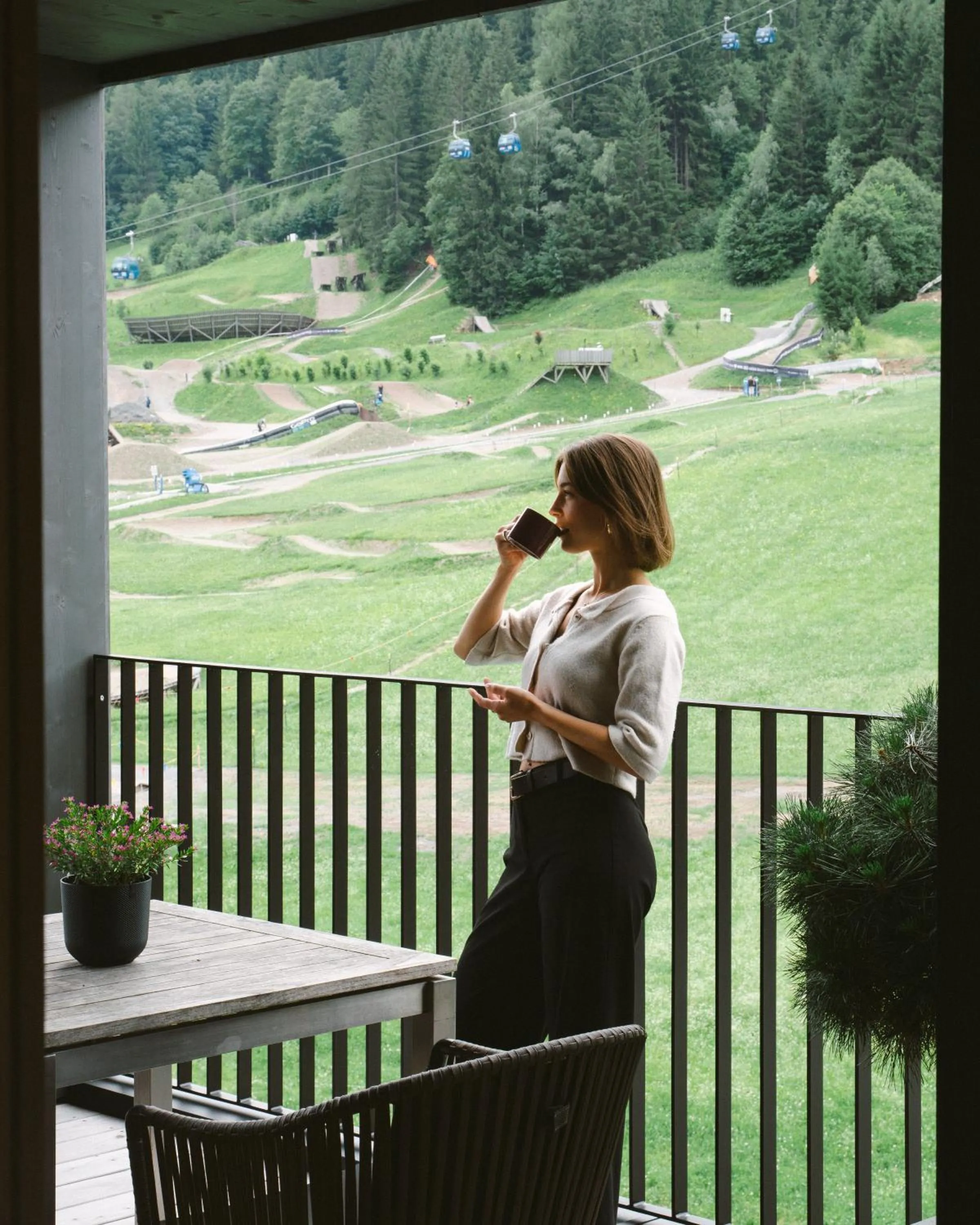 View (from property/room) in Boutique Hotel Das Rivus