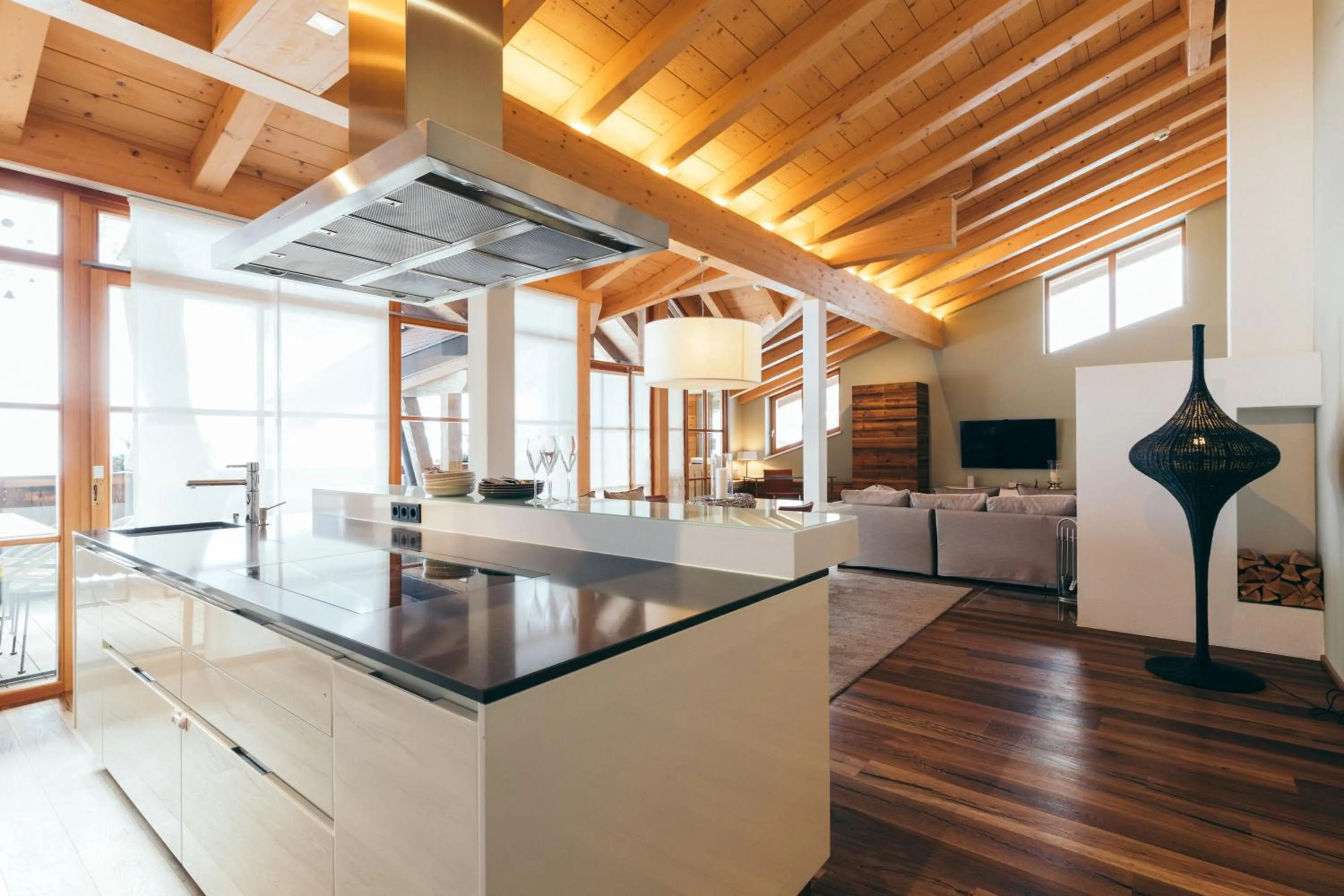 Kitchen or kitchenette in Boutique Hotel Das Rivus