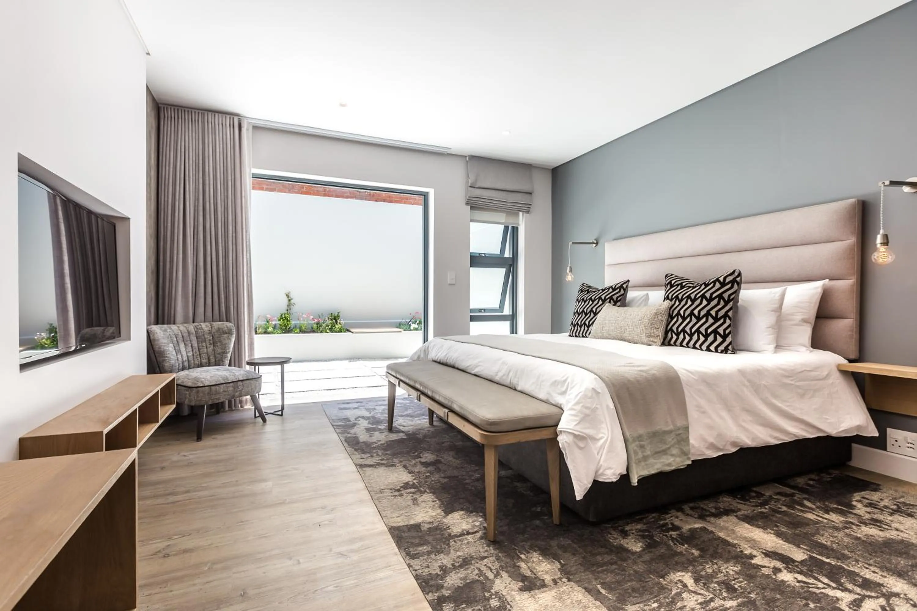 Photo of the whole room, Bed in The Junction Boutique Hotel