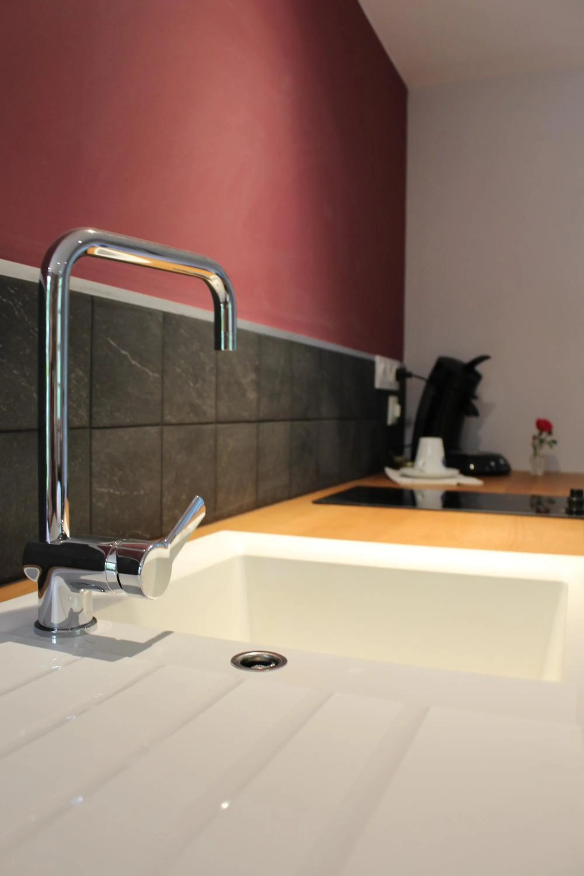 Kitchen or kitchenette in Manoir du Moustoir - Hôtel Les Empreintes