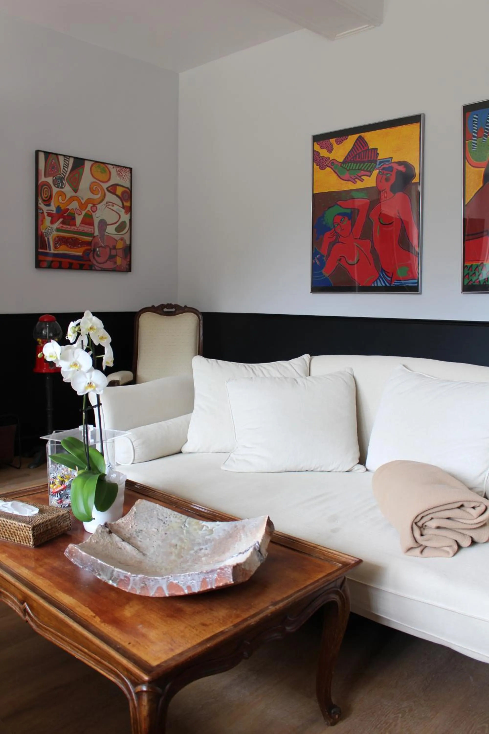 Living room in Manoir du Moustoir - Hôtel Les Empreintes