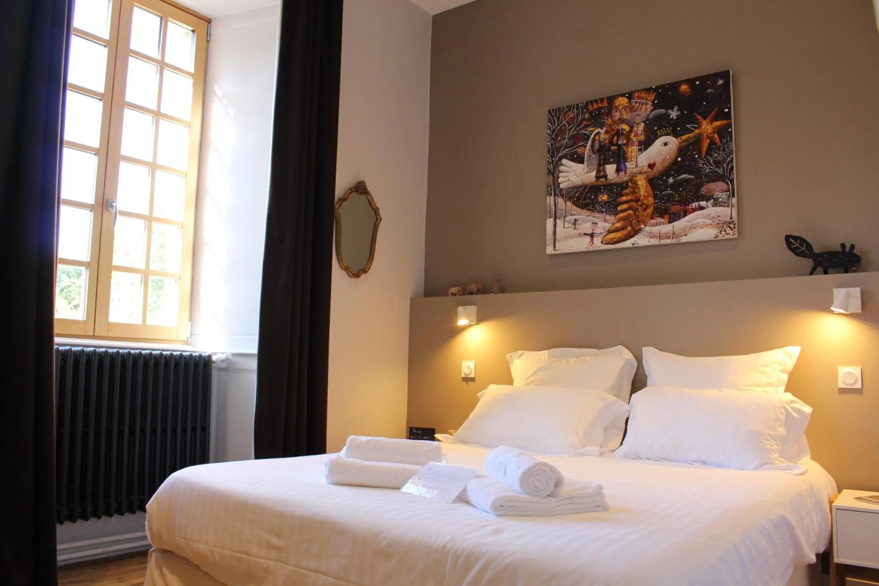 Bed in Manoir du Moustoir - Hôtel Les Empreintes