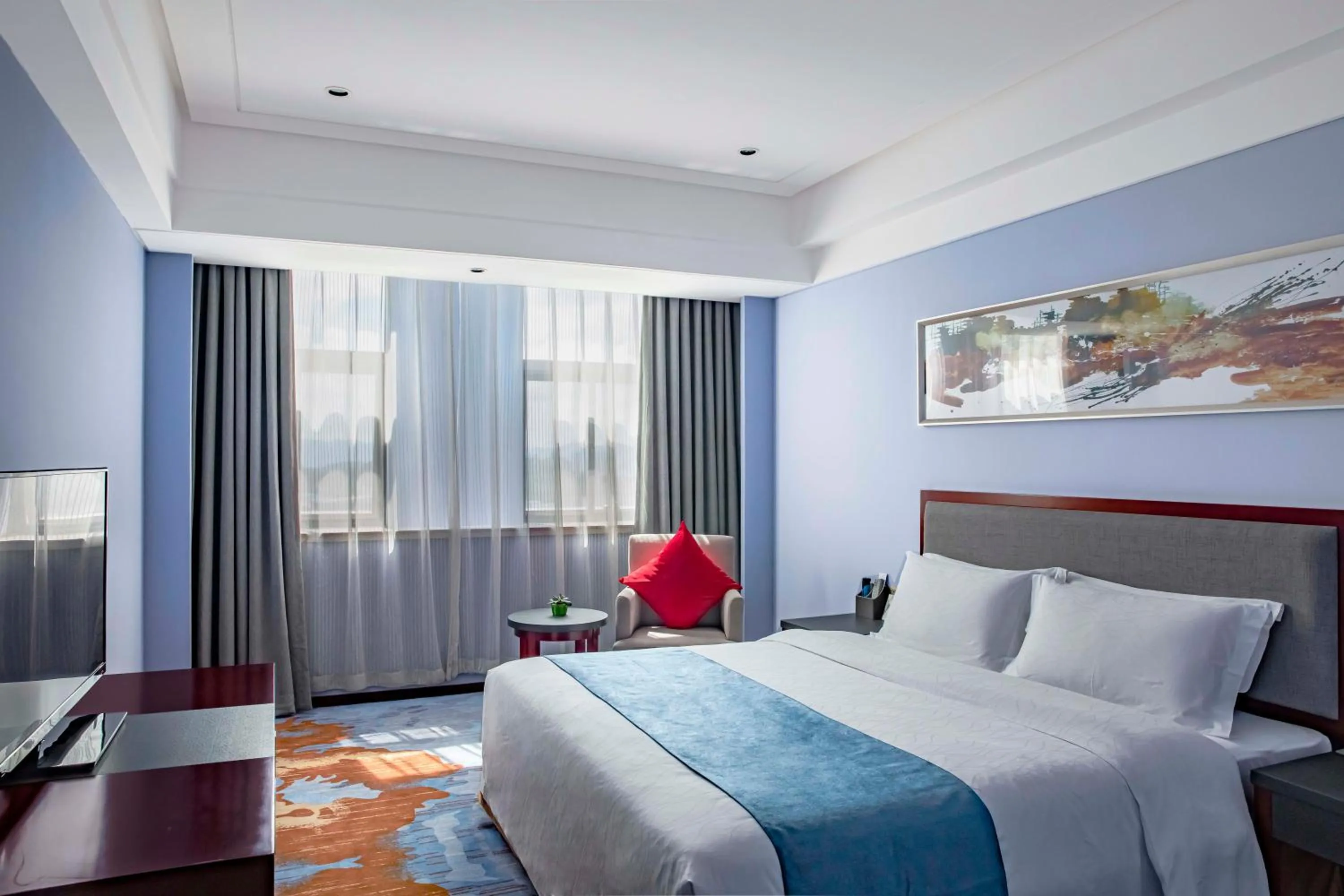 Bed in Novotel Guiyang Panjiang