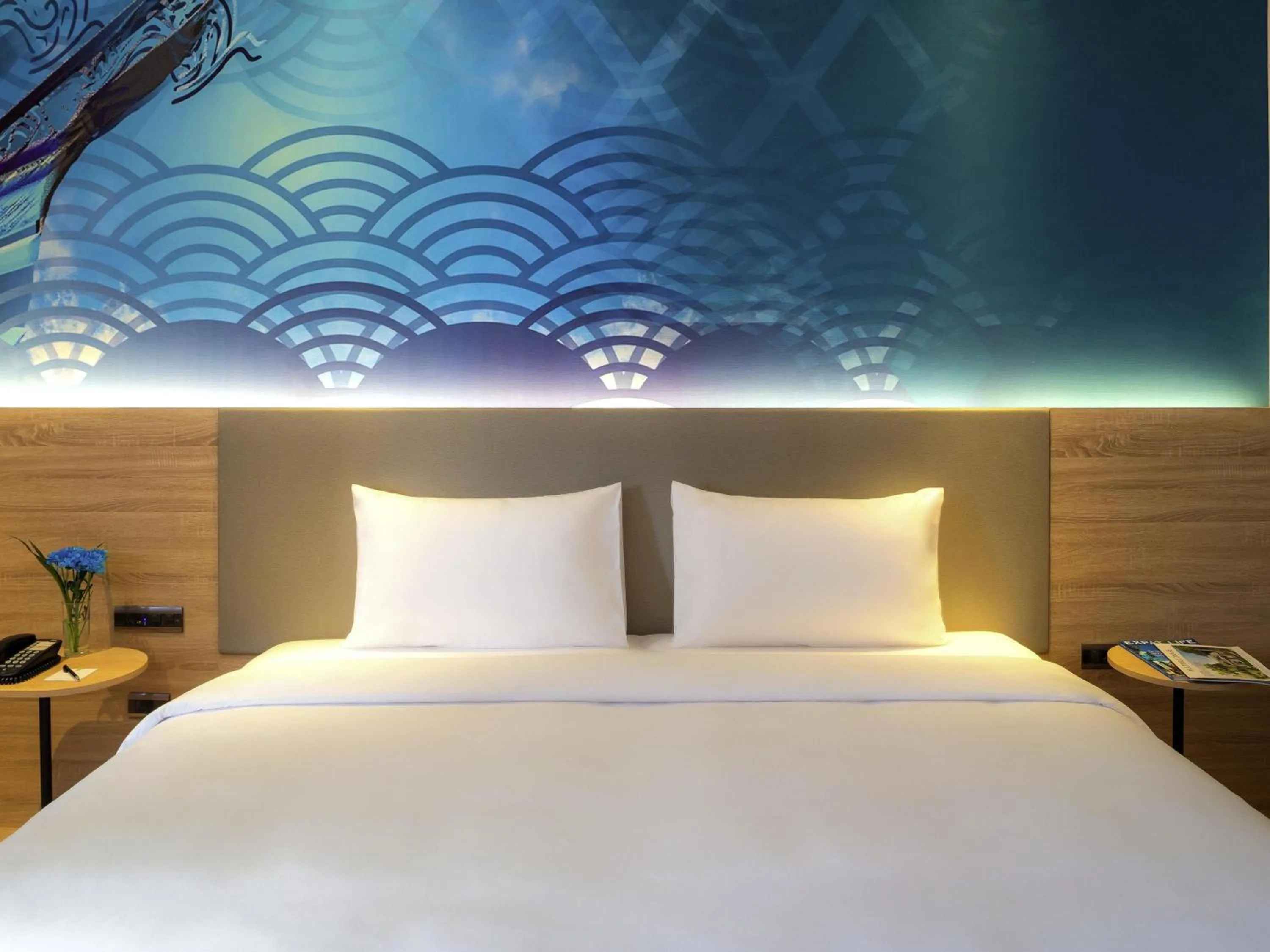 Bedroom, Bed in ibis Styles Bangkok Ratchada