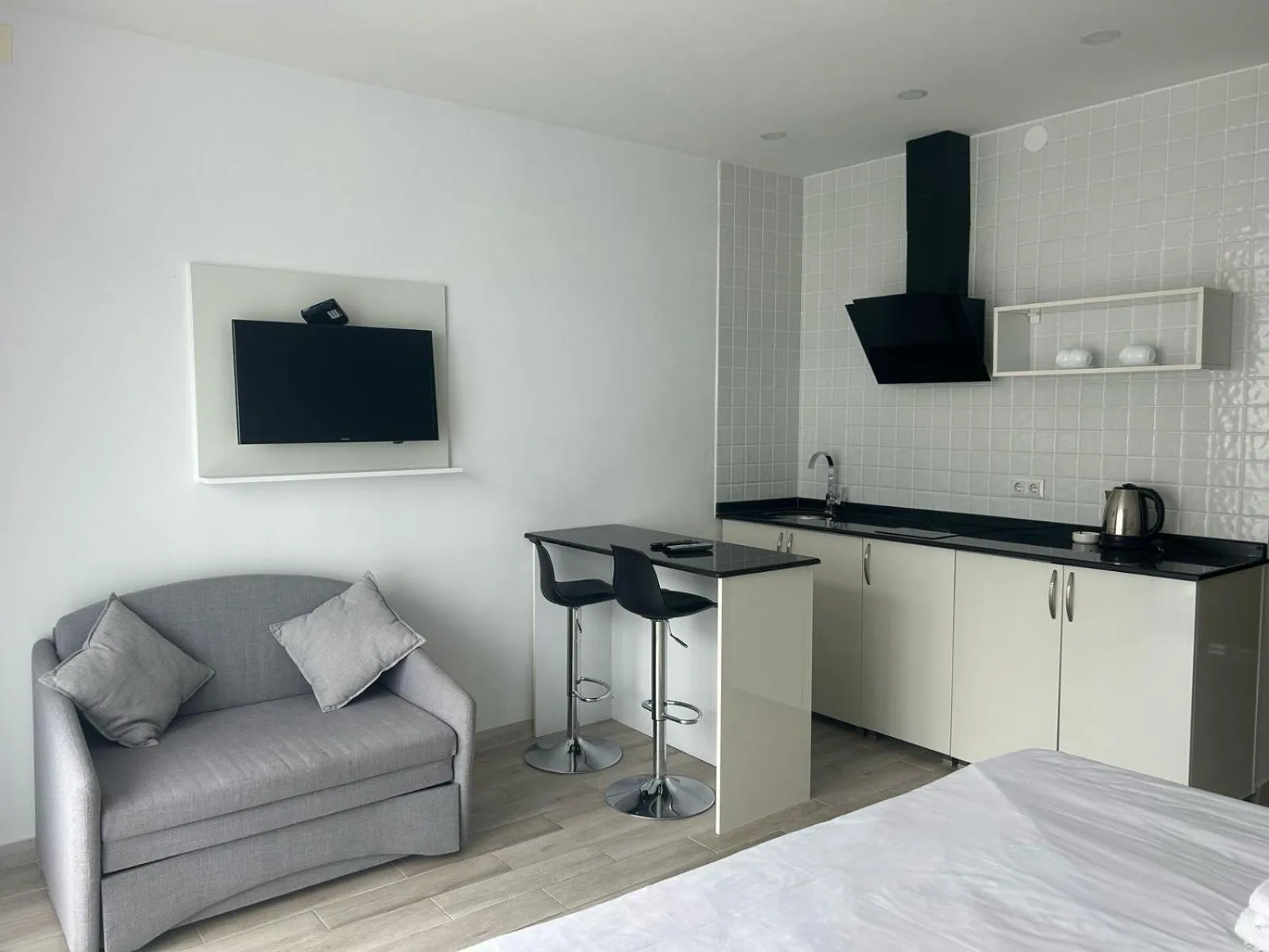 Bed in Aqua Batumi Hotel & Apartments