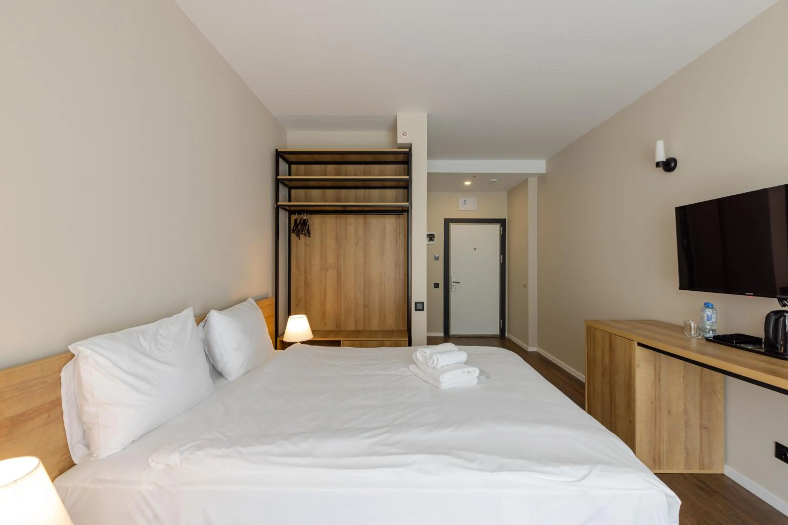 Bed in Aqua Batumi Hotel & Apartments