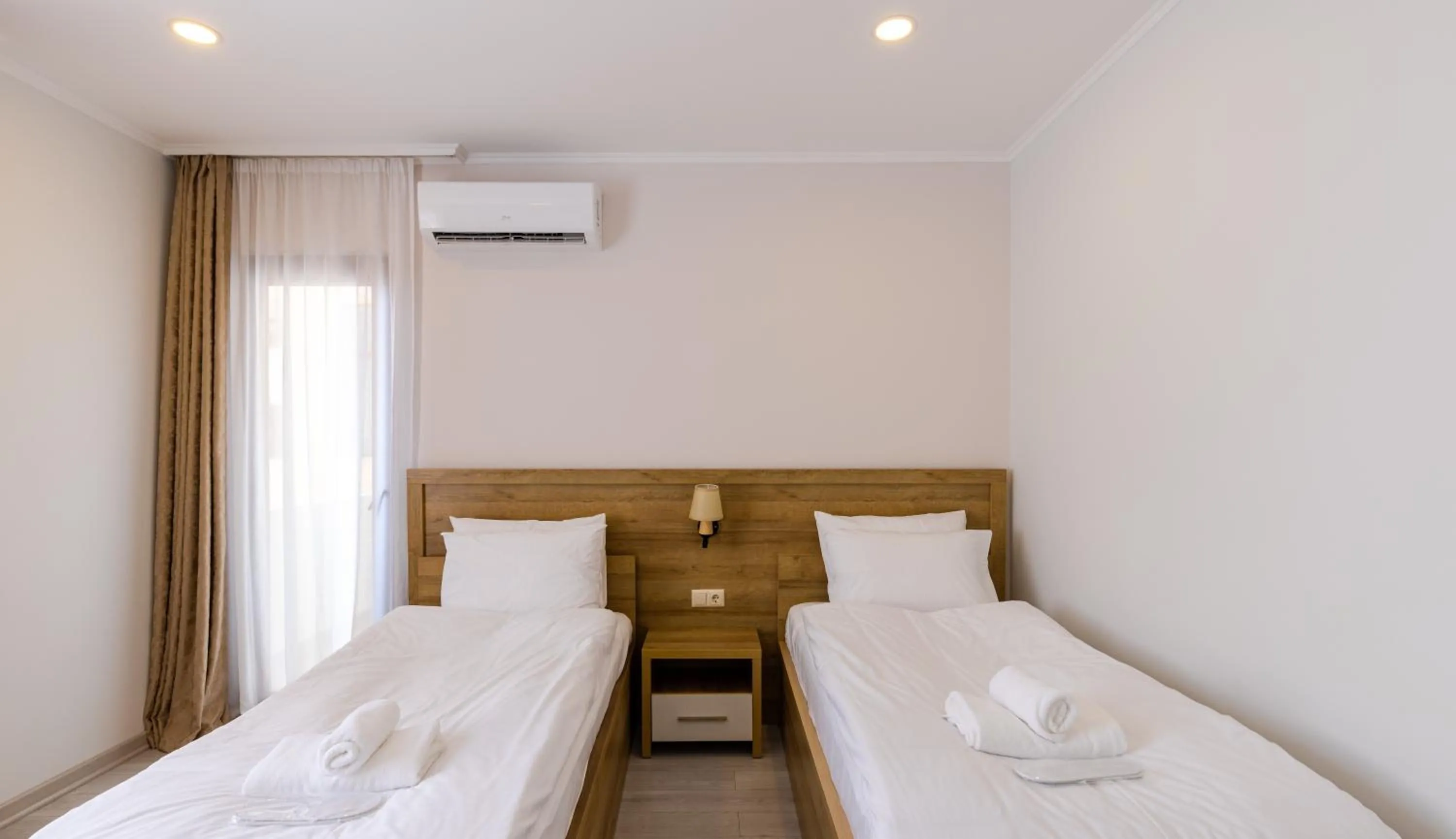 Bed in Aqua Batumi Hotel & Apartments