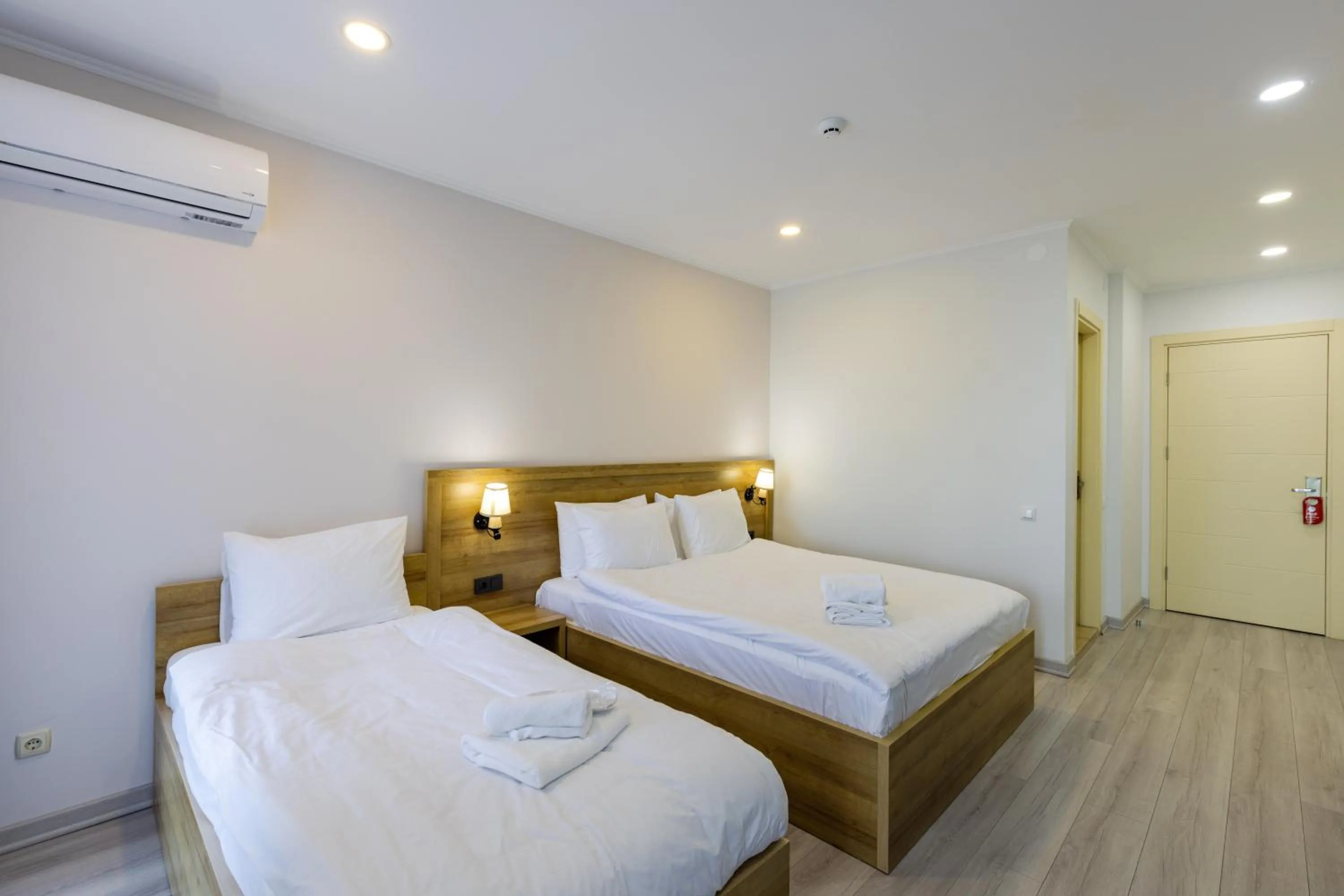 Bed in Aqua Batumi Hotel & Apartments