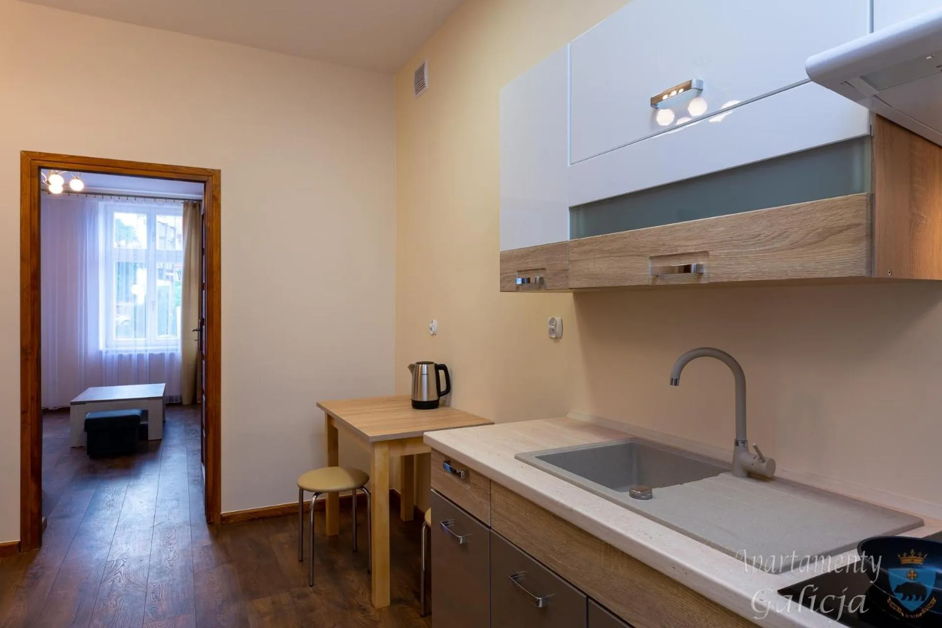 Kitchen or kitchenette in Apartamenty Galicja