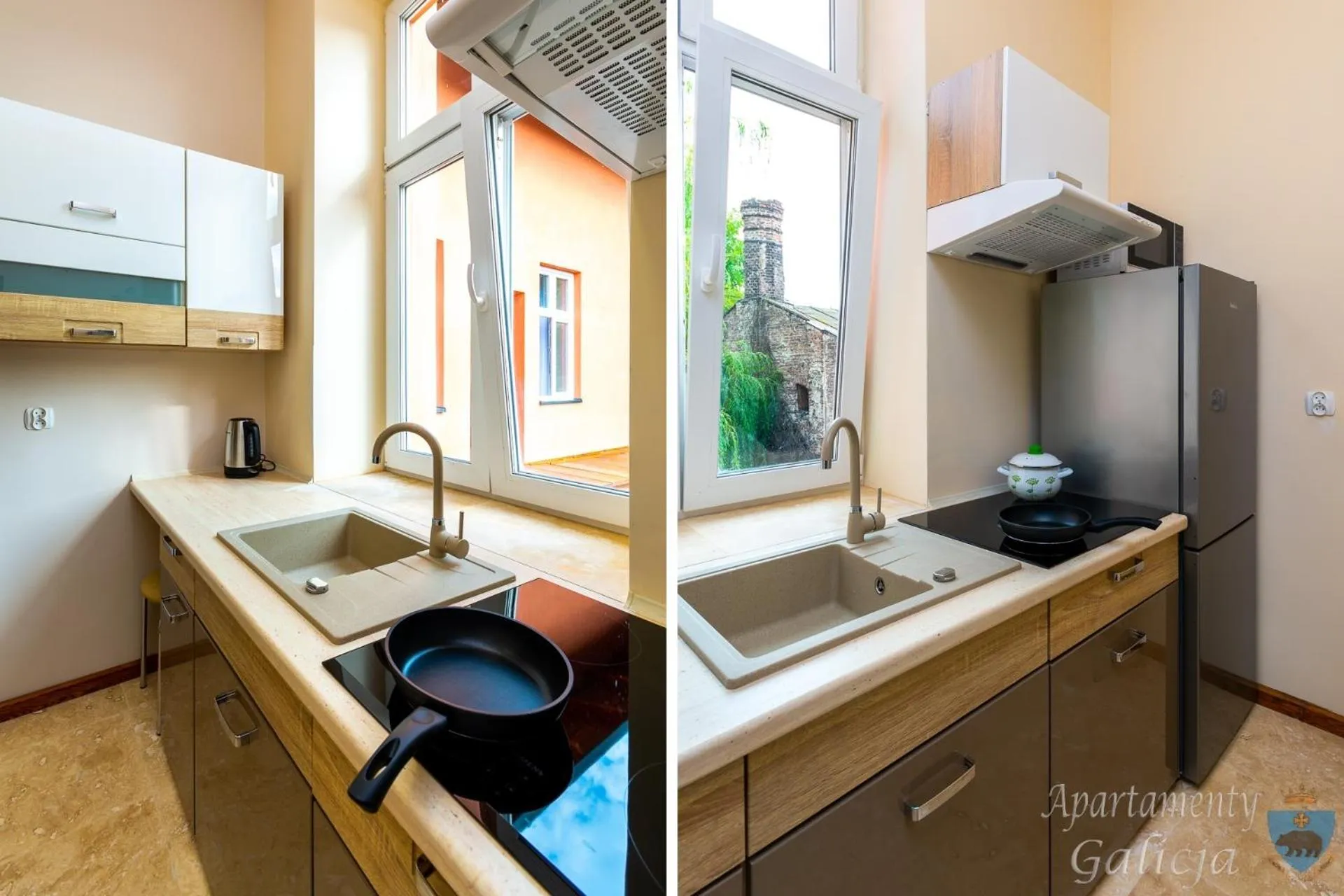 Kitchen or kitchenette in Apartamenty Galicja