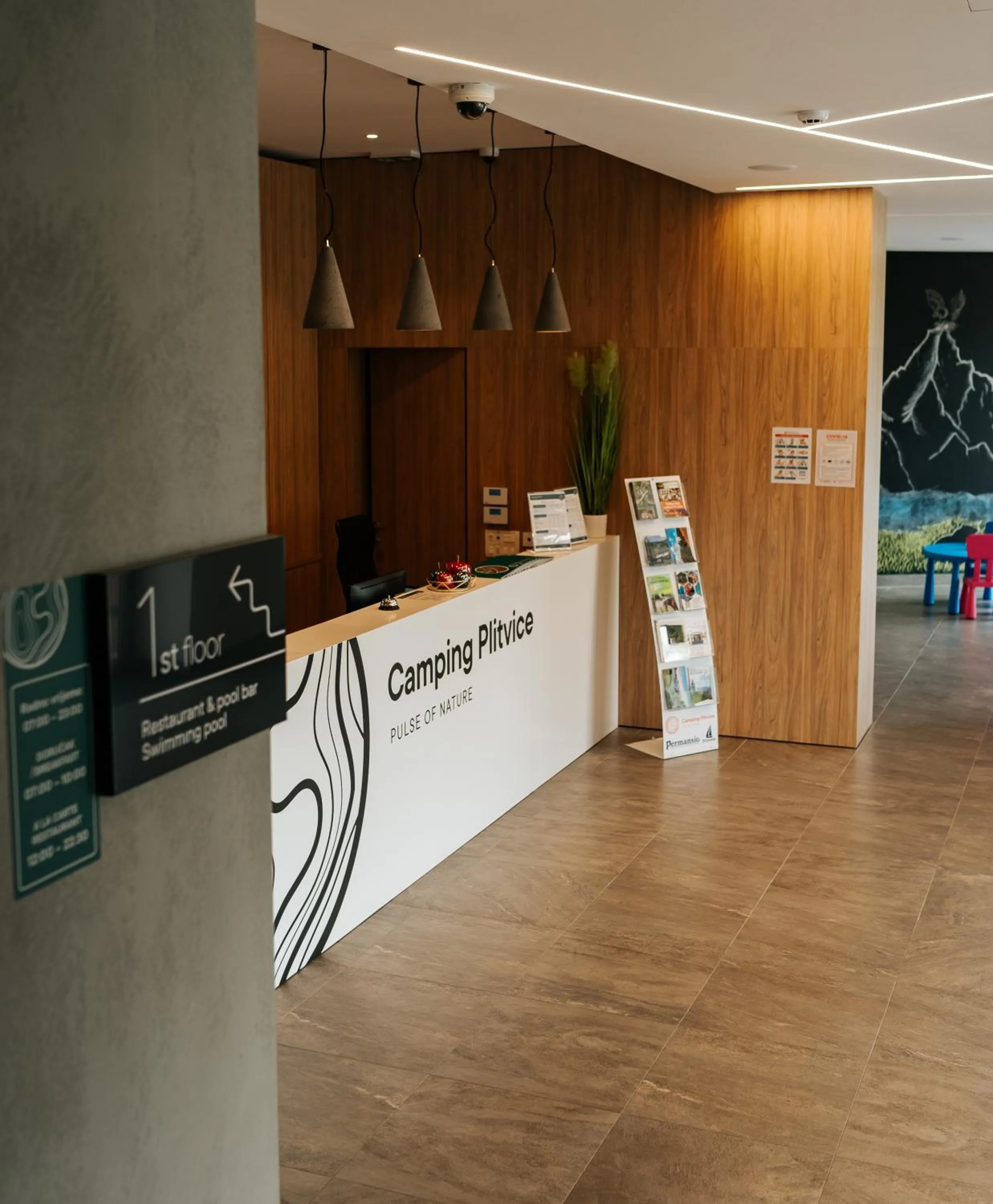 Lobby or reception in Mobile Homes Camping Plitvice