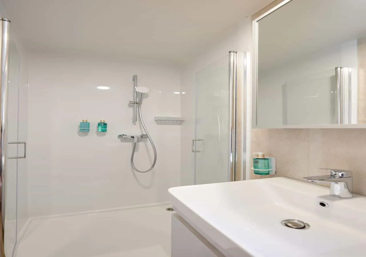 Bathroom in Mobile Homes Camping Plitvice