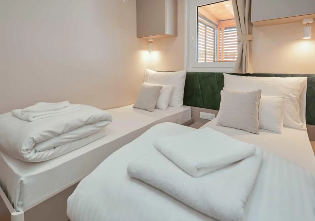 Bed in Mobile Homes Camping Plitvice