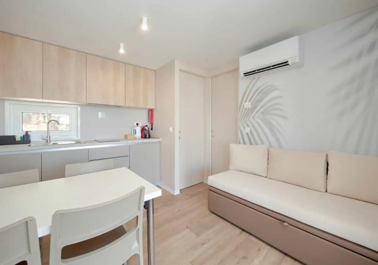 Kitchen or kitchenette in Mobile Homes Camping Plitvice