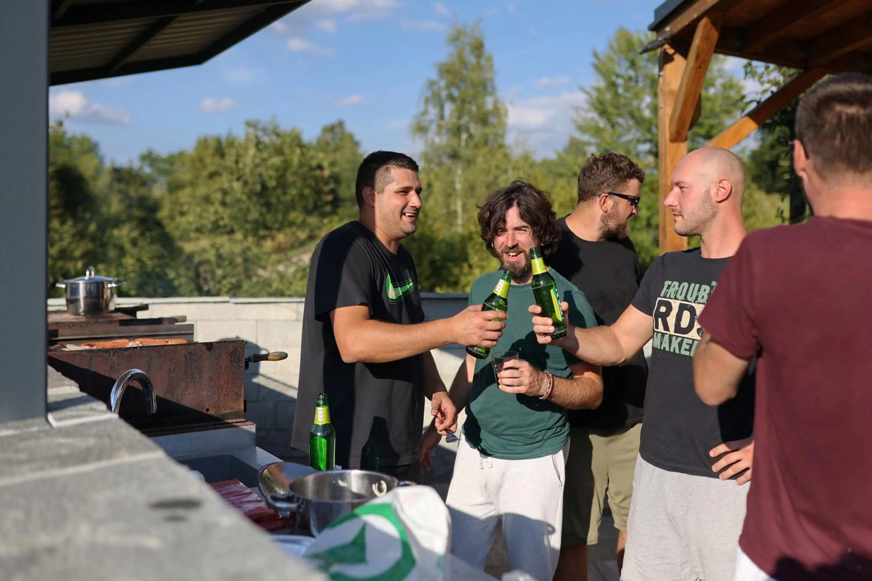 People in Mobile Homes Camping Plitvice