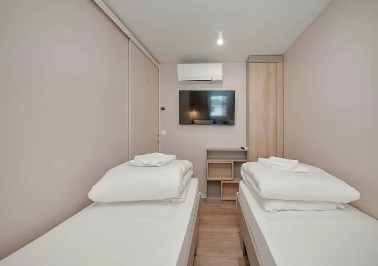 Bedroom, Bed in Mobile Homes Camping Plitvice